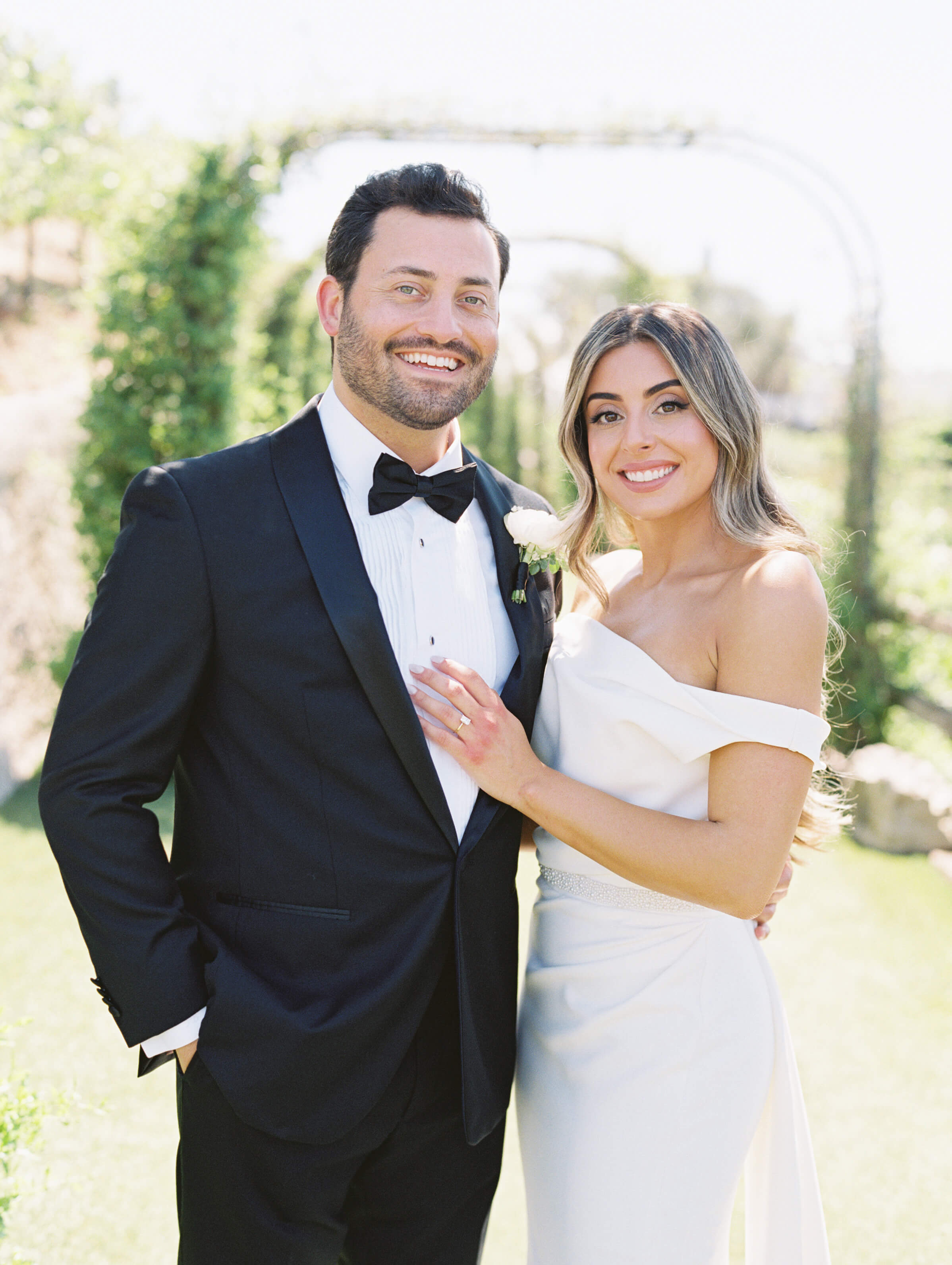 Cielo Farms Wedding Bride &amp; Groom Portrait