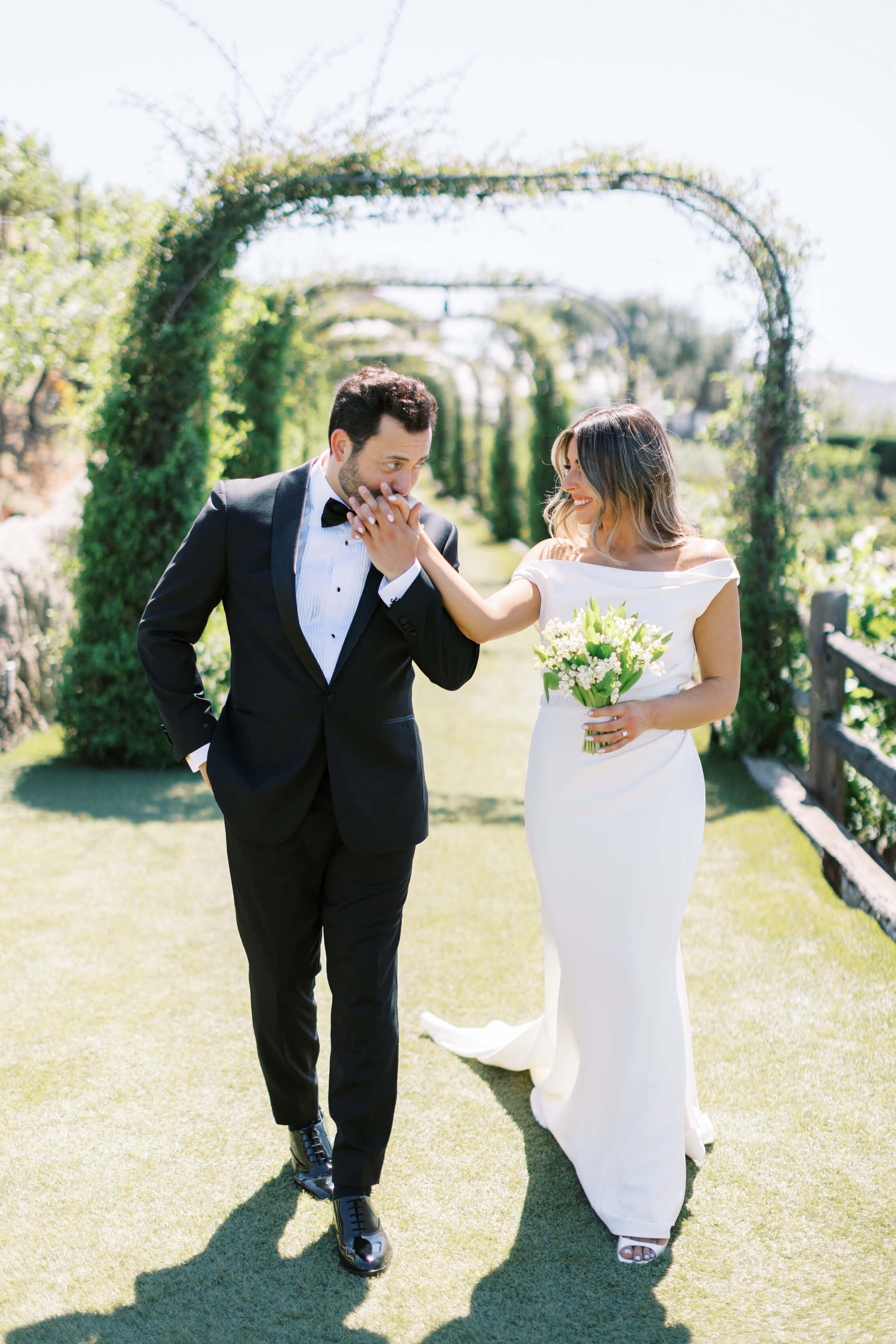 Cielo Farms Wedding Bride &amp; Groom Portrait