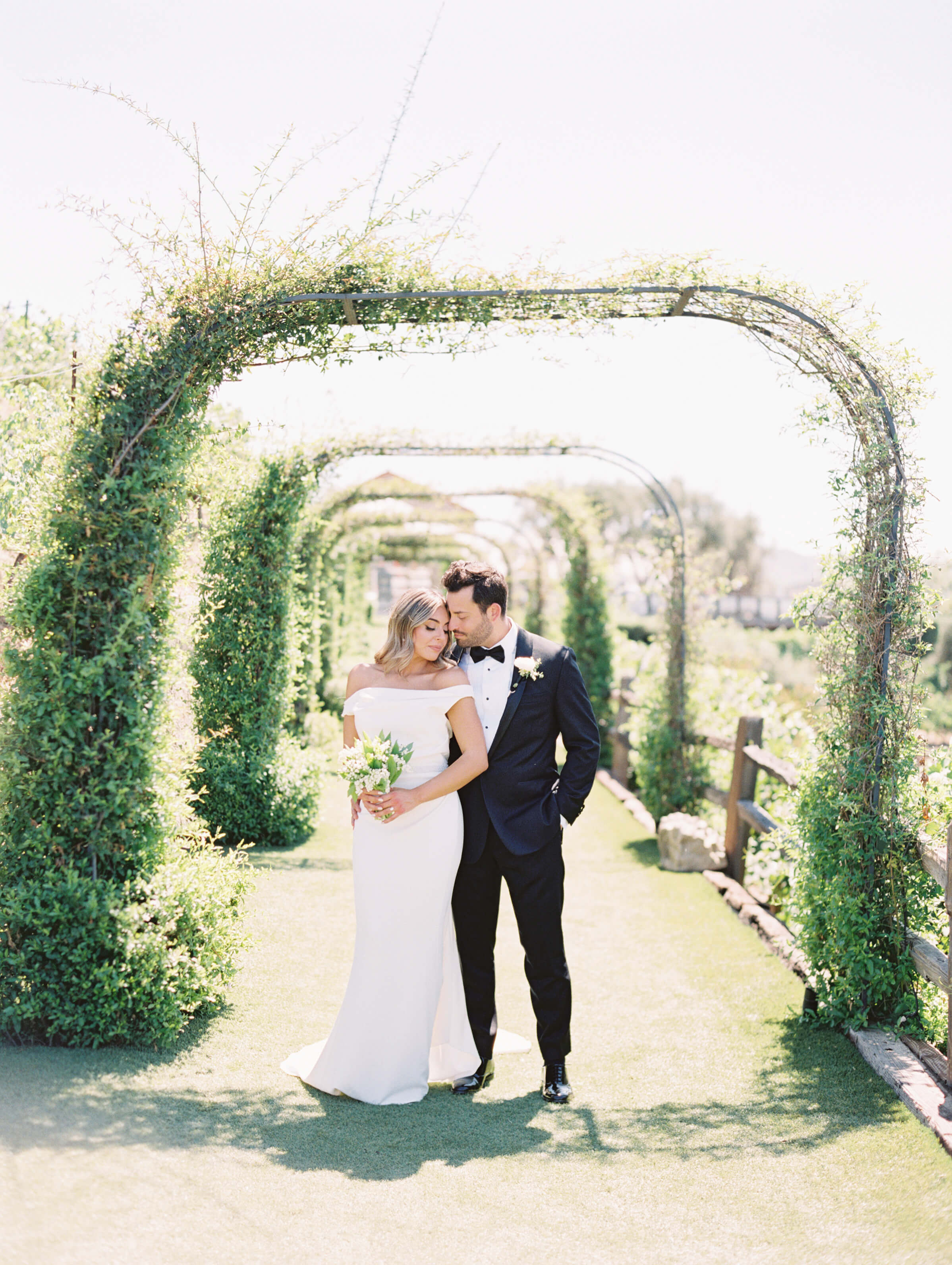 Cielo Farms Wedding Bride &amp; Groom Portrait