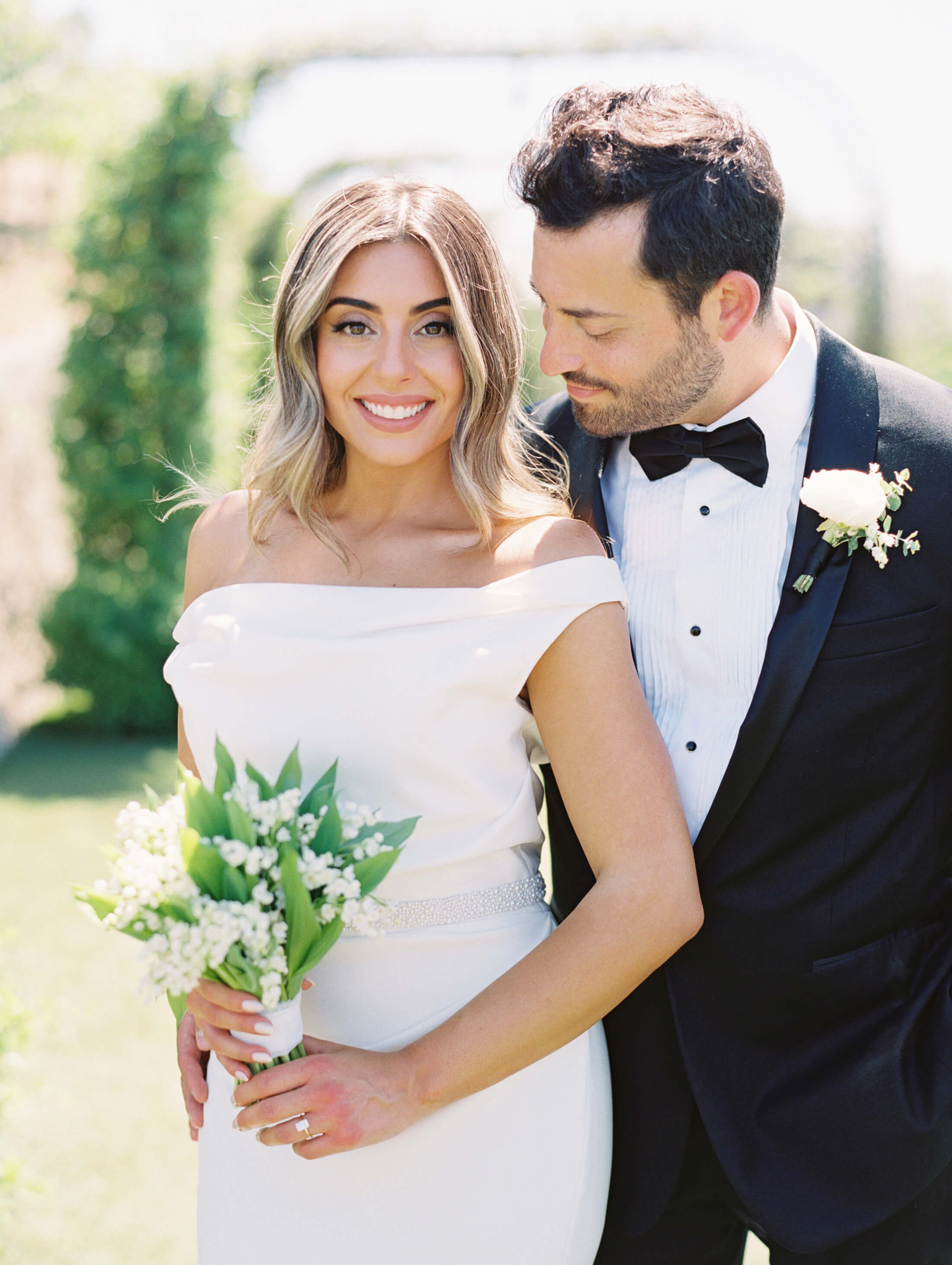 Cielo Farms Wedding Bride &amp; Groom Portrait