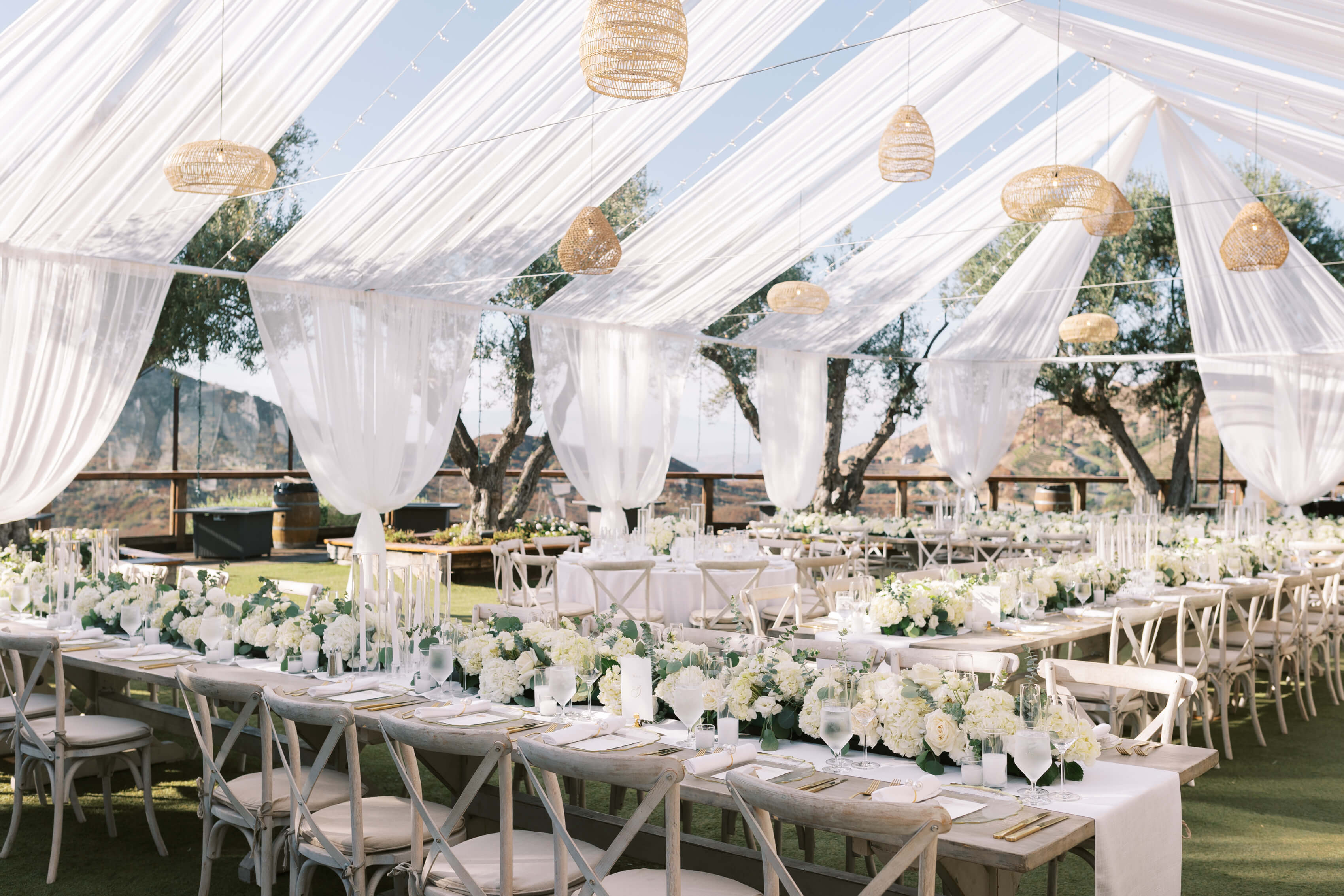 Cielo Farms Wedding Tent Reception