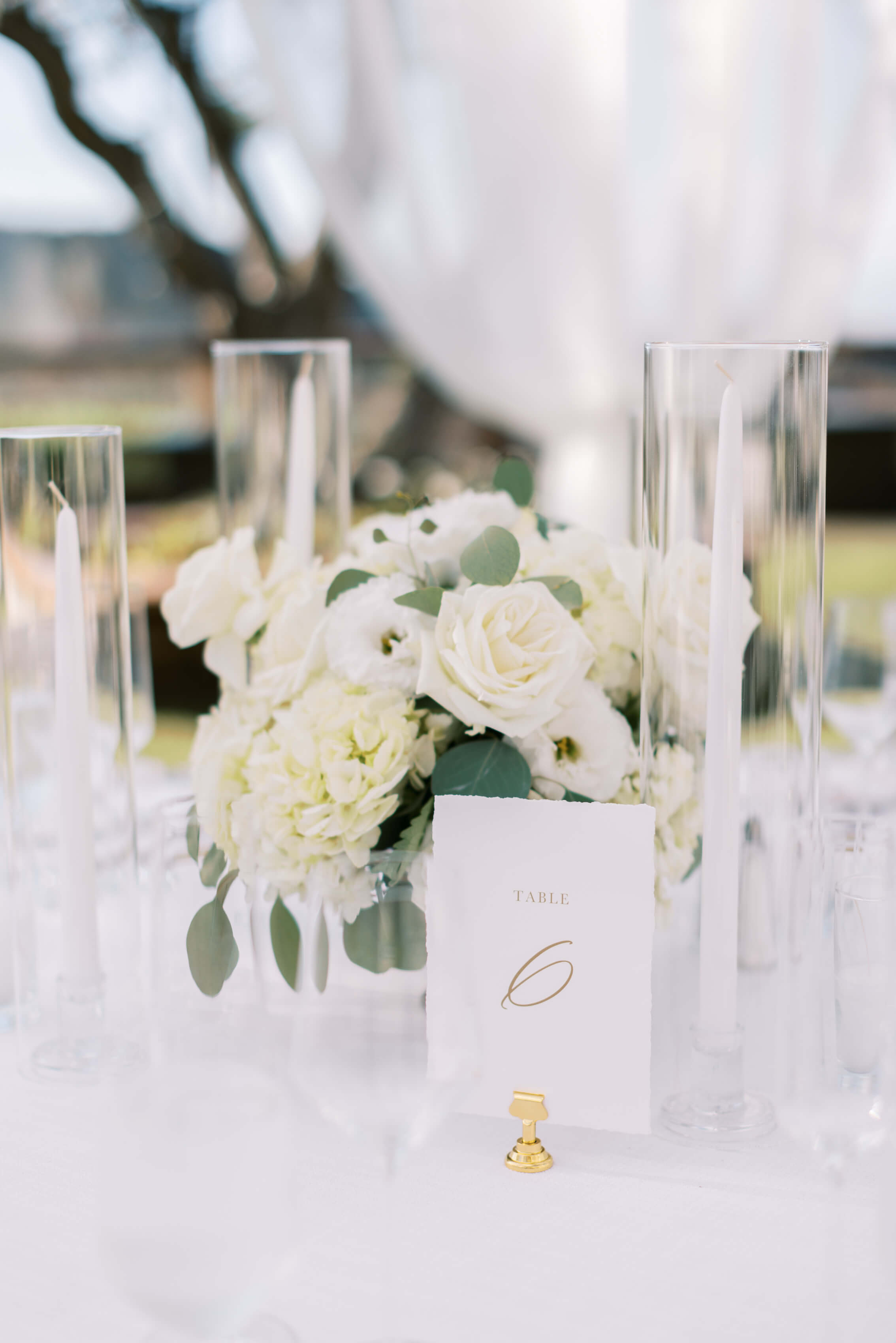 Cielo Farms Wedding Table Details