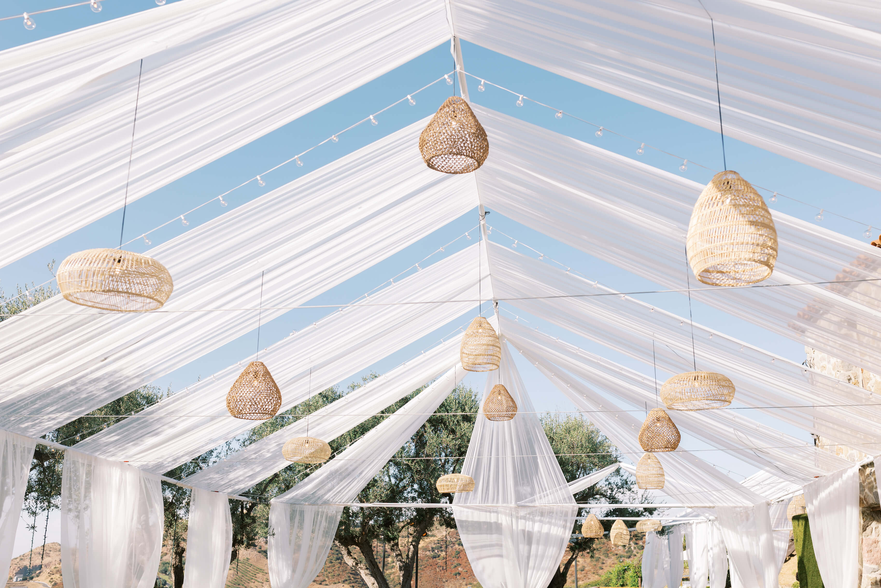 Cielo Farms Wedding Tented Reception