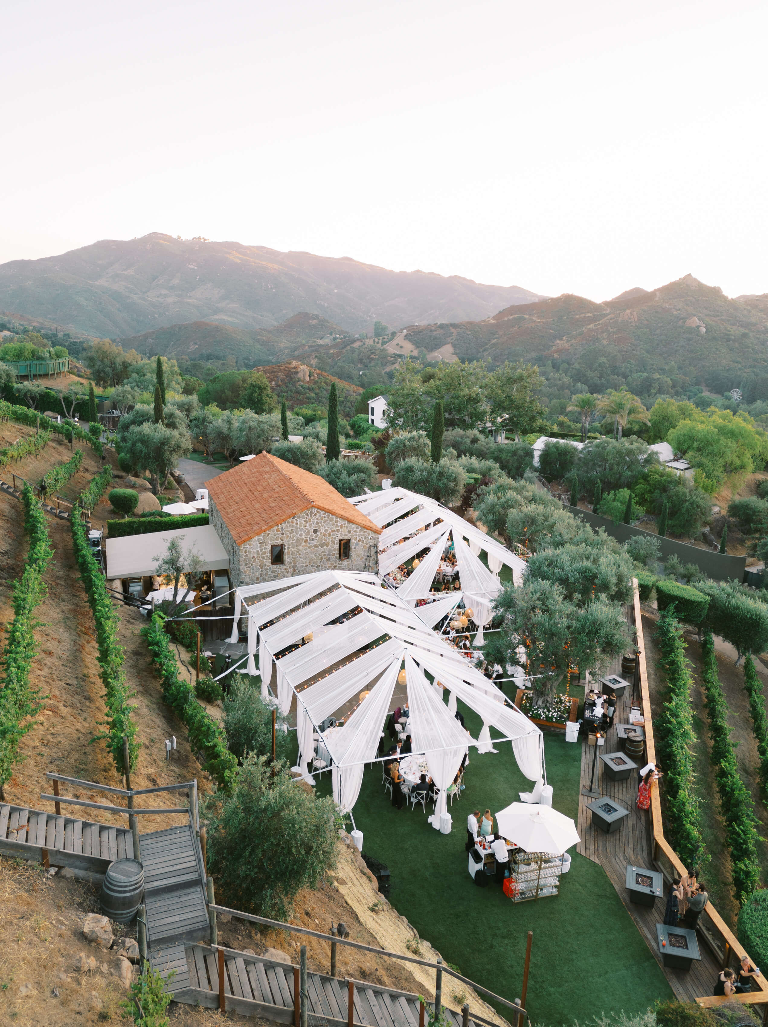 Cielo Farms Tented Wedding Reception