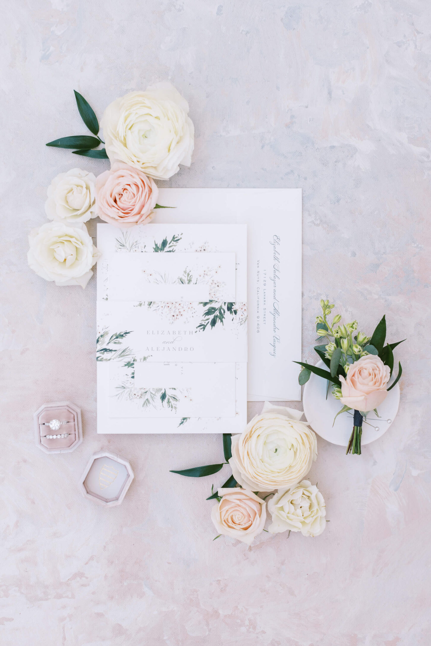 Hummingbird Nest Ranch Wedding Invitation Suite- Lisa Leanne Photography