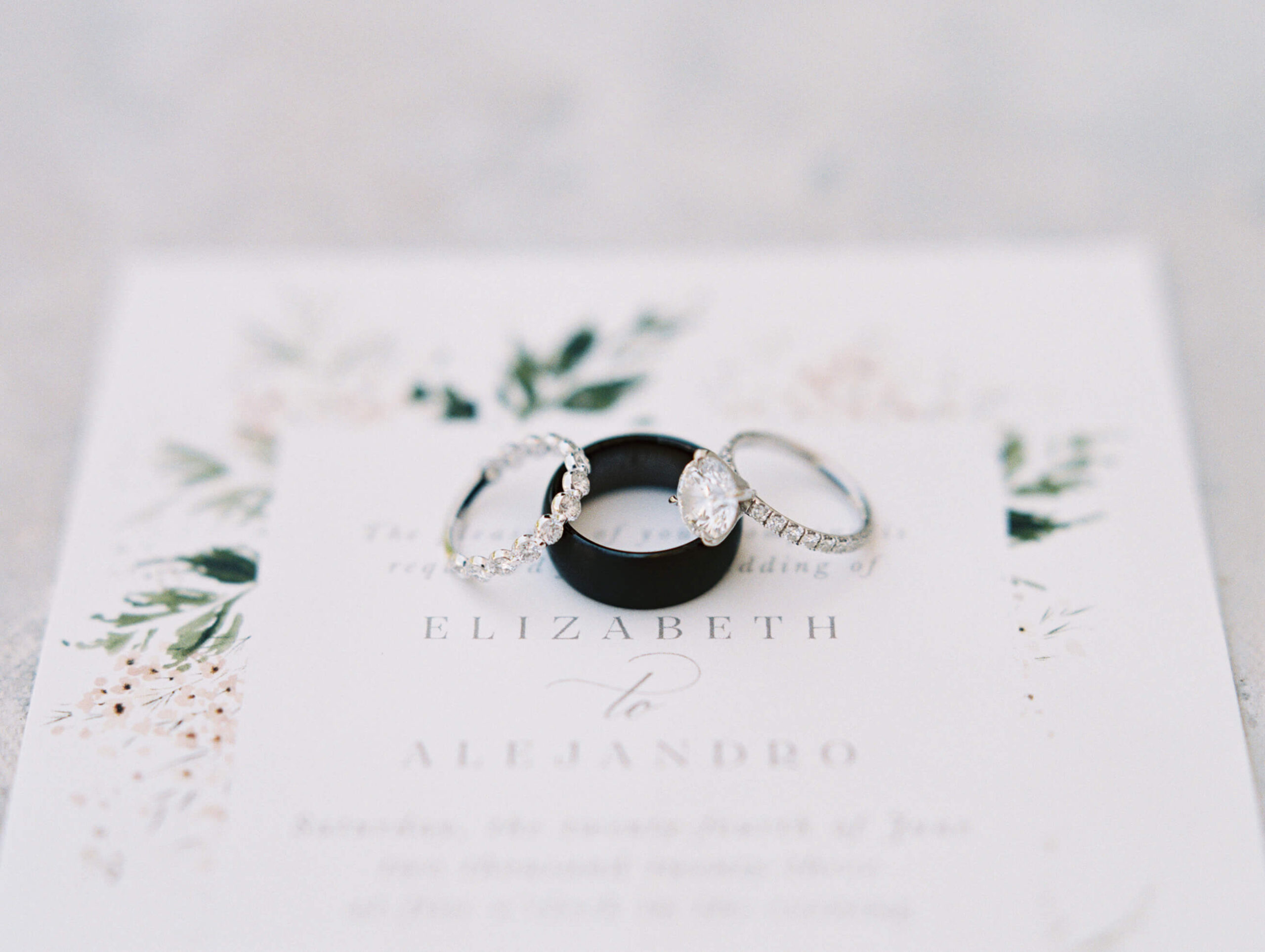 Hummingbird Nest Ranch Wedding - Wedding Rings -Lisa Leanne Photography