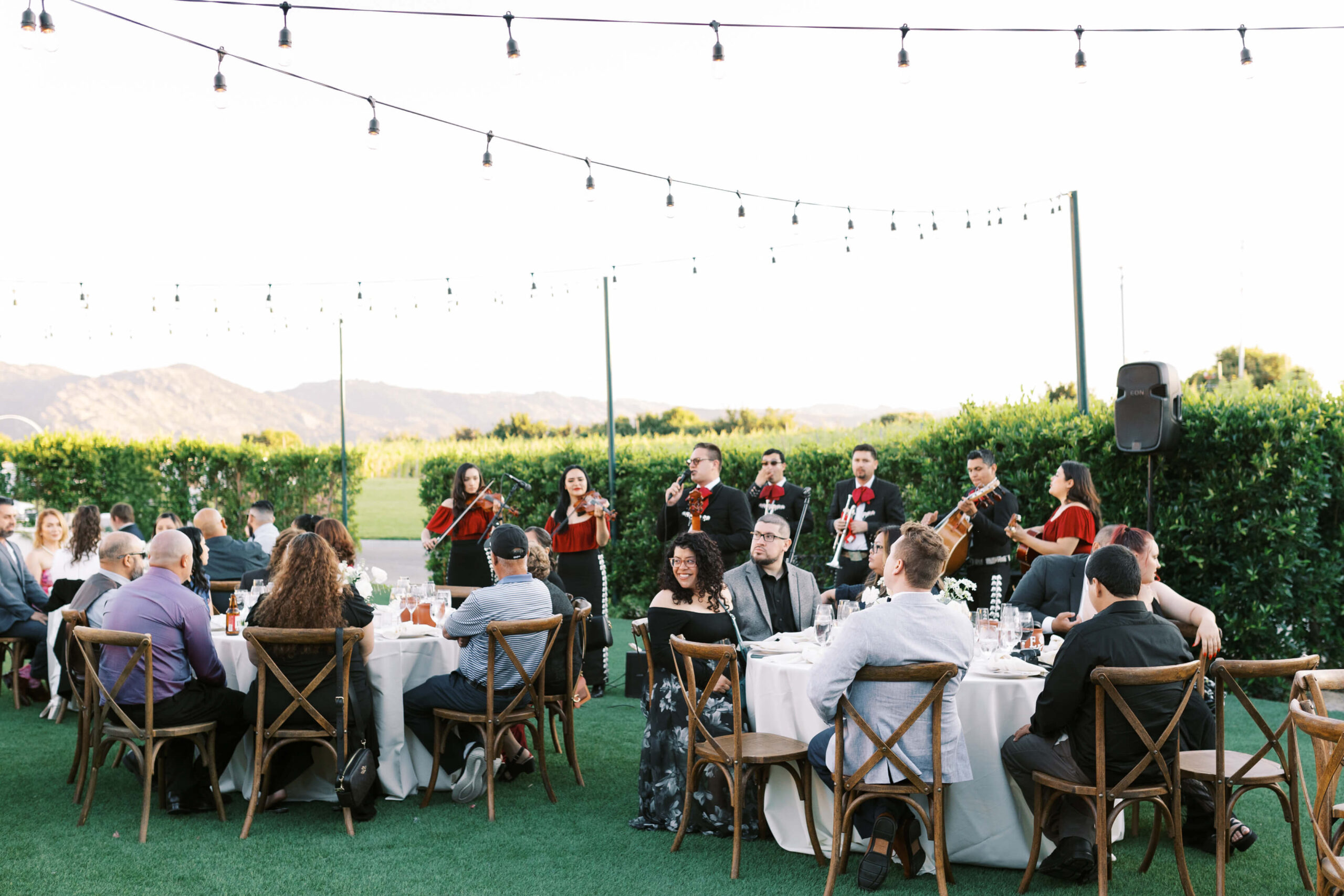 Hummingbird Nest Ranch Q-Vineyard Reception - Lisa Leanne Photography