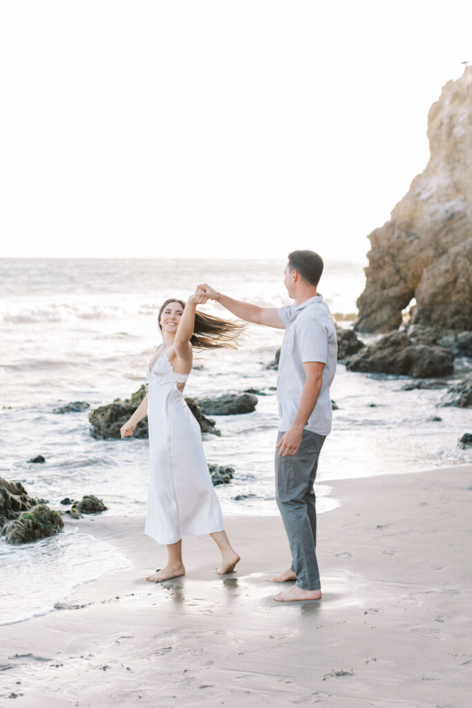 El Matador Beach Engagement Session - Sammy & Dean -Copyright - Lisa Leanne Photography