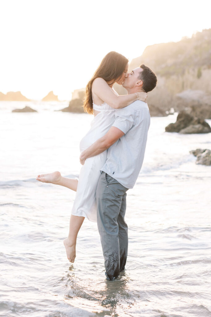 El Matador Beach Engagement Session - Sammy & Dean -Copyright - Lisa Leanne Photography