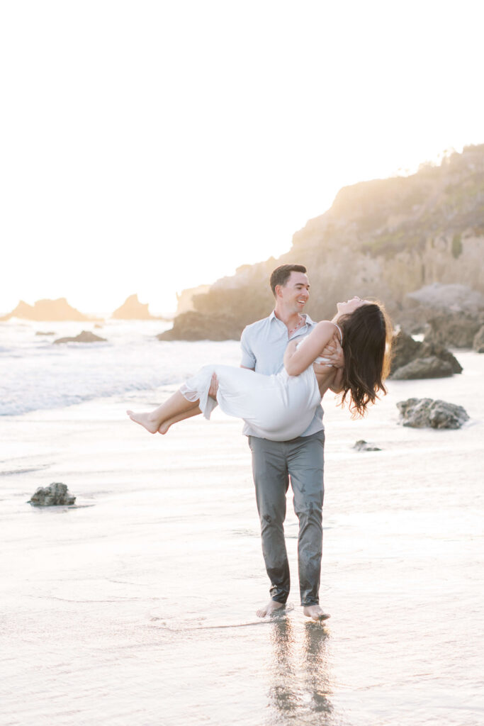 Malibu Engagement at Golden Hour - Sammy & Dean -Copyright - Lisa Leanne Photography
