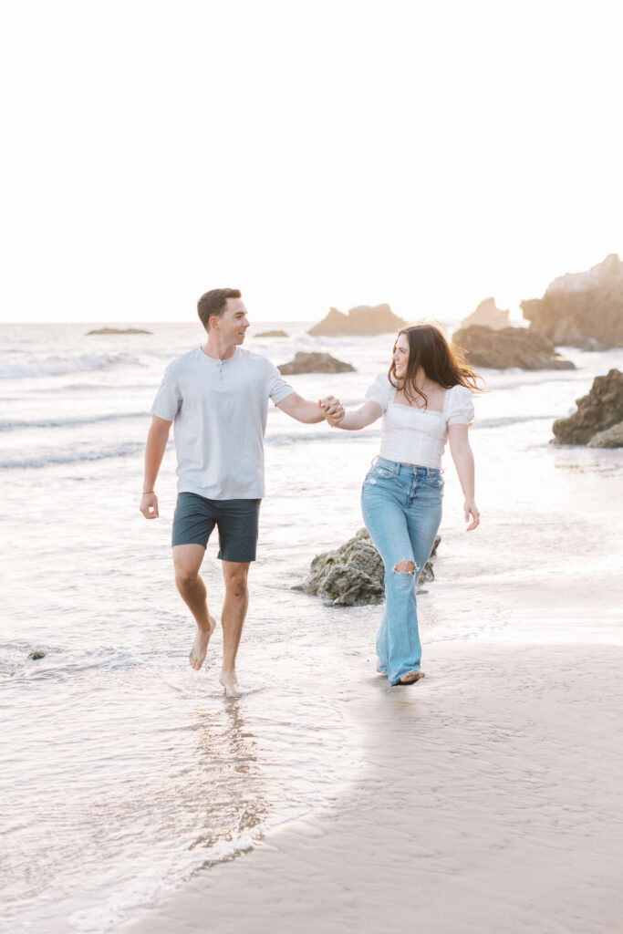 Malibu Engagement at Golden Hour - Sammy & Dean -Copyright - Lisa Leanne Photography