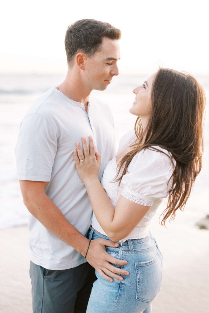 El Matador Beach Engagement at Golden Hour - Sammy & Dean -Copyright - Lisa Leanne Photography
