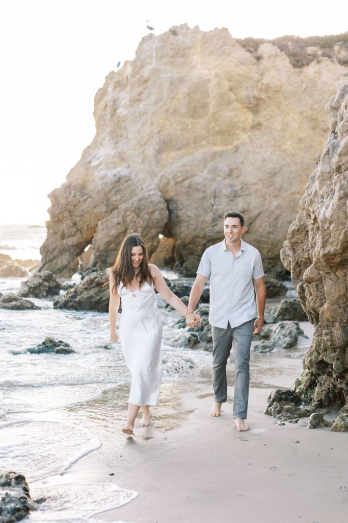 El Matador Beach Engagement Session - Sammy & Dean -Copyright - Lisa Leanne Photography
