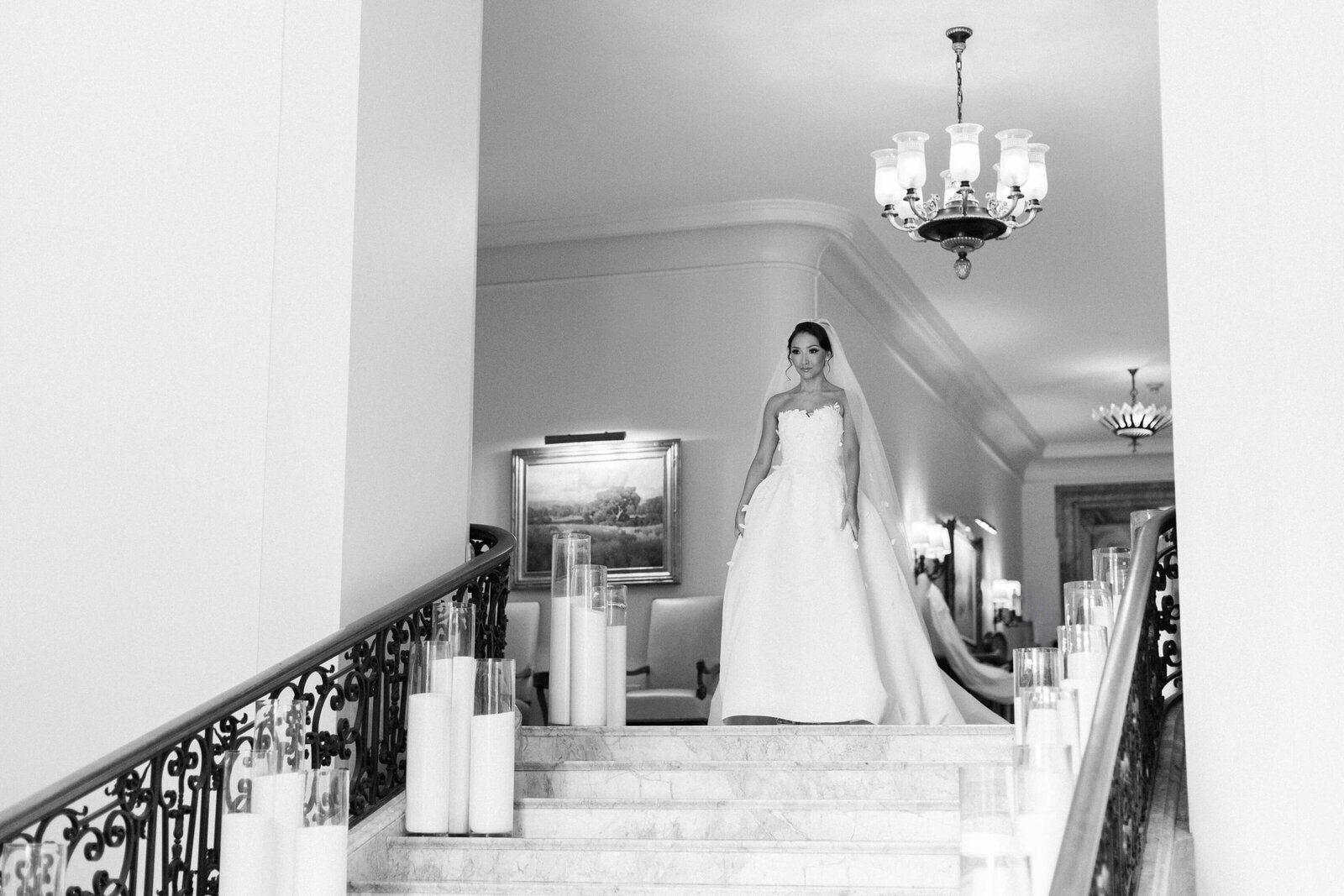 California Club First Look Bride