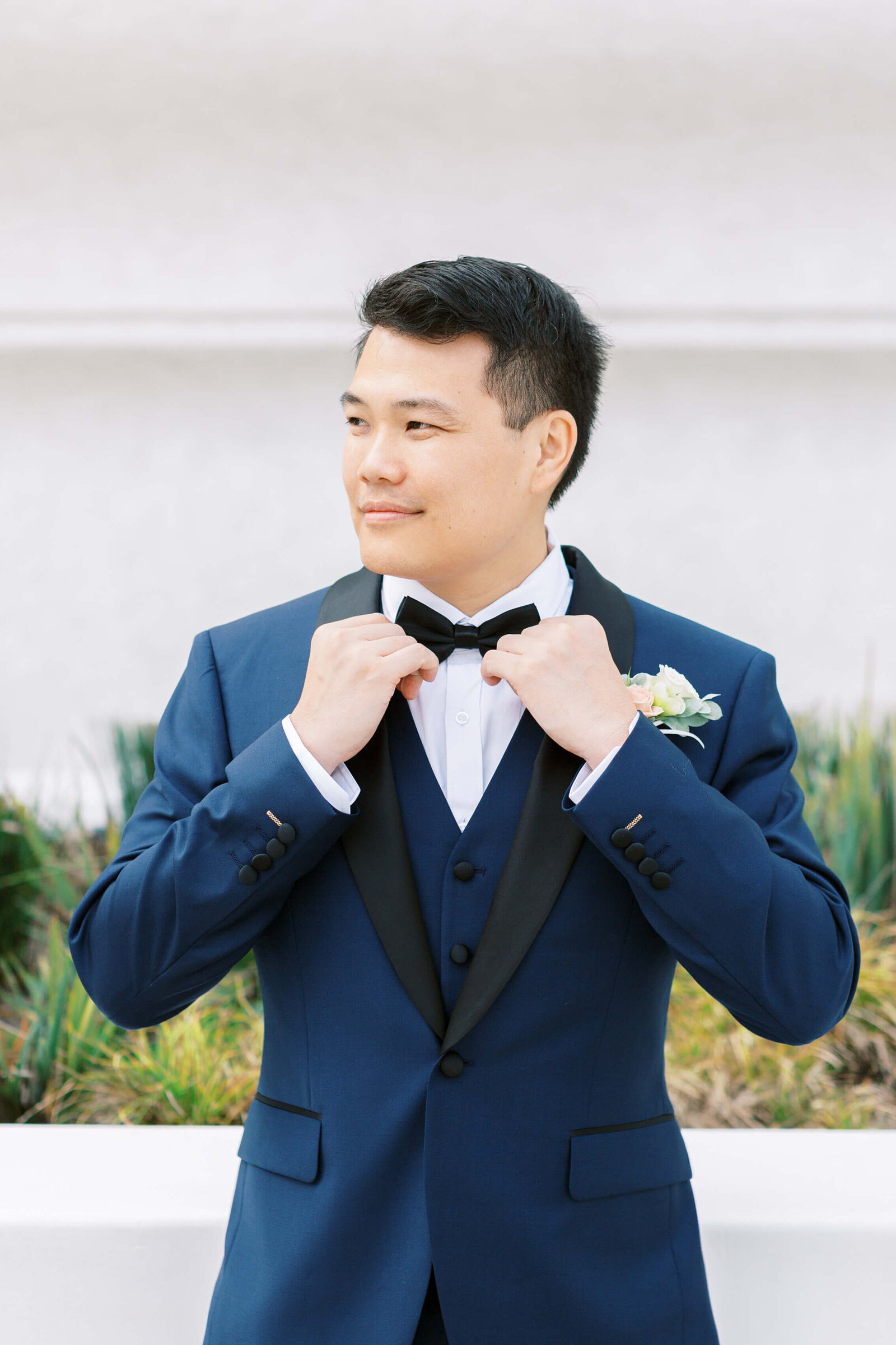 Santa Barbara Wedding Groom Getting Ready