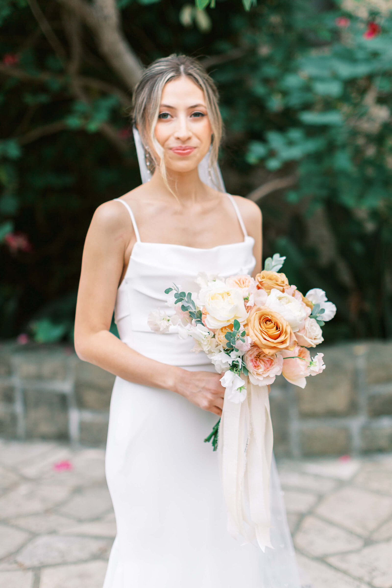 Santa Barbara Courthouse Bride Portrait