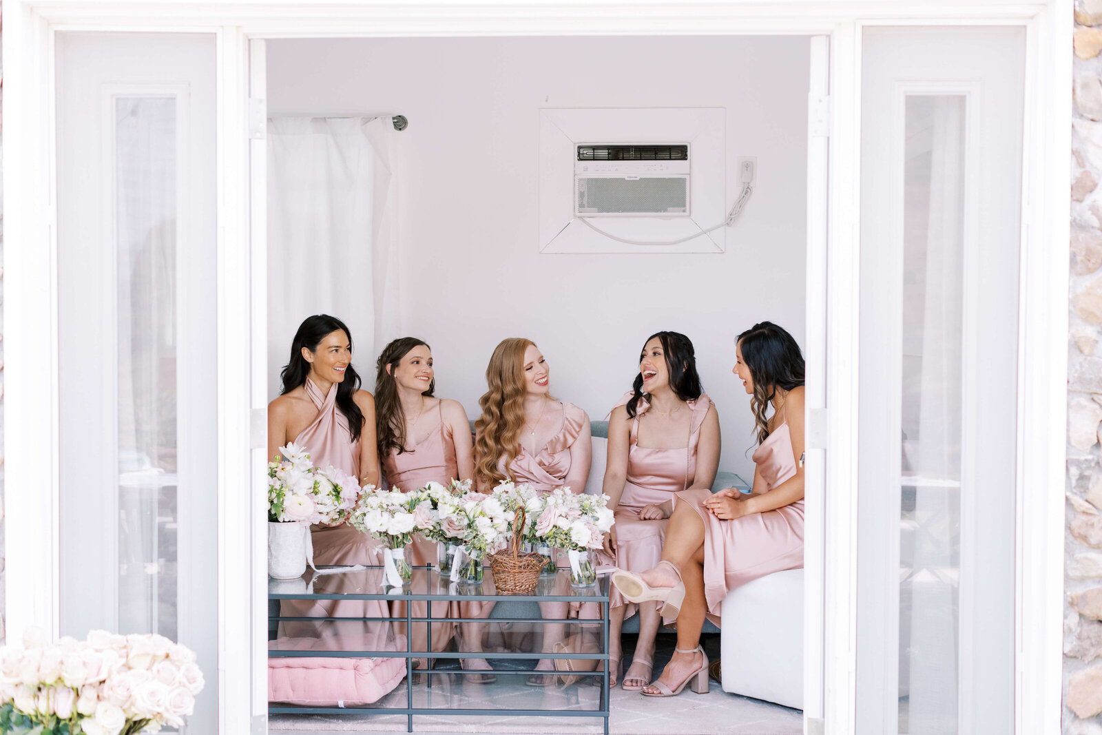 Saddlerock Ranch Wedding - Bridesmaids - Lisa Leanne Photography