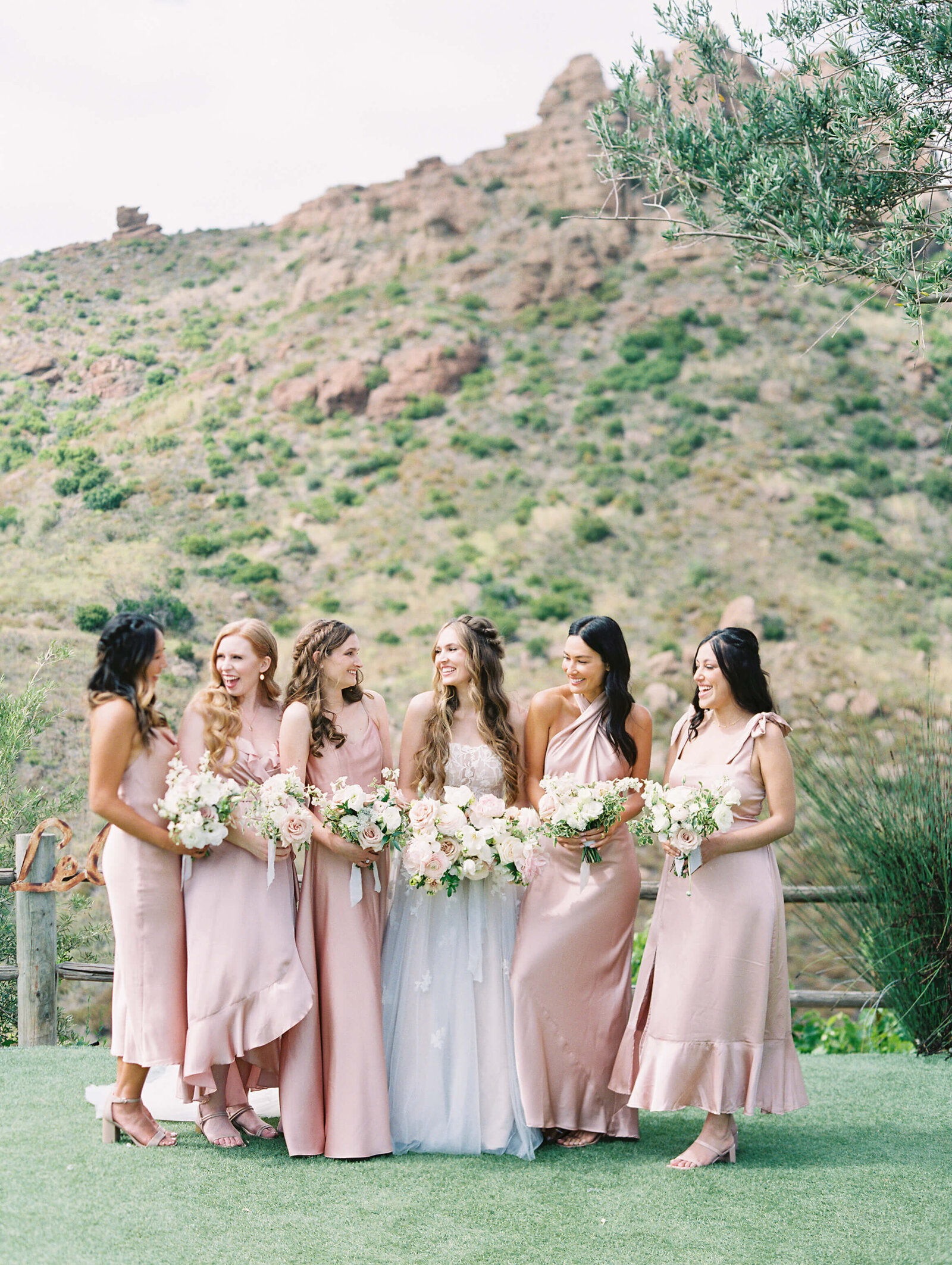 Saddlerock Ranch Wedding - Bridesmaids - Lisa Leanne Photography