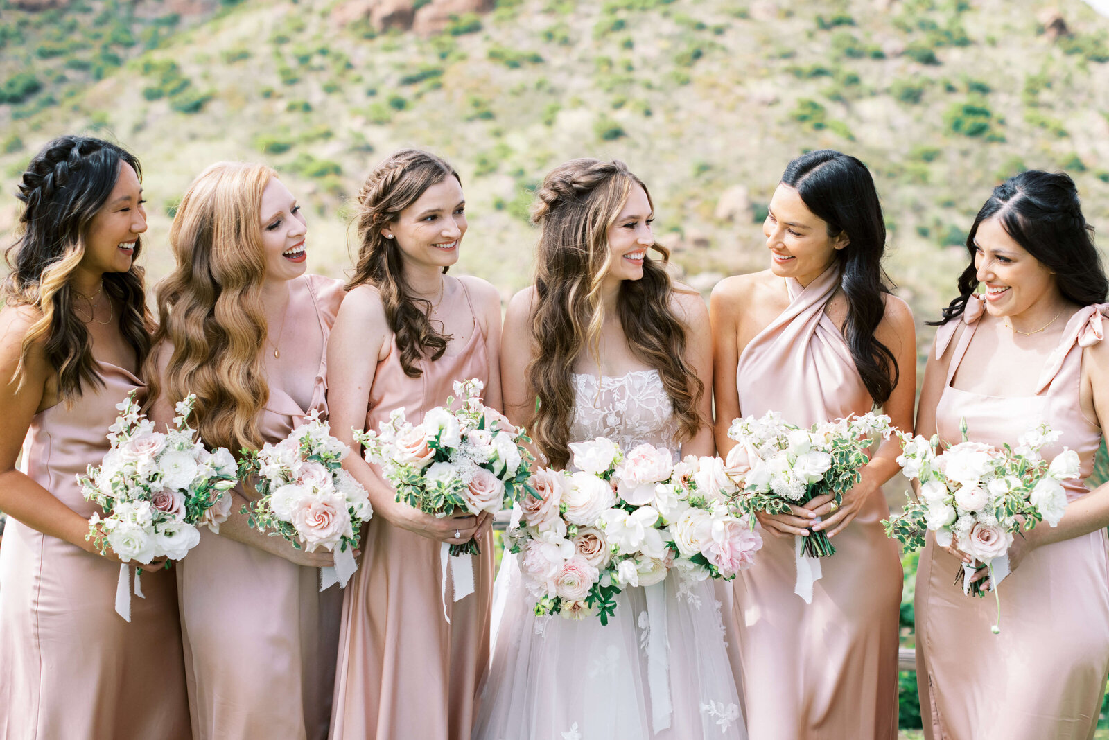 Saddlerock Ranch Wedding - Bridesmaids - Lisa Leanne Photography