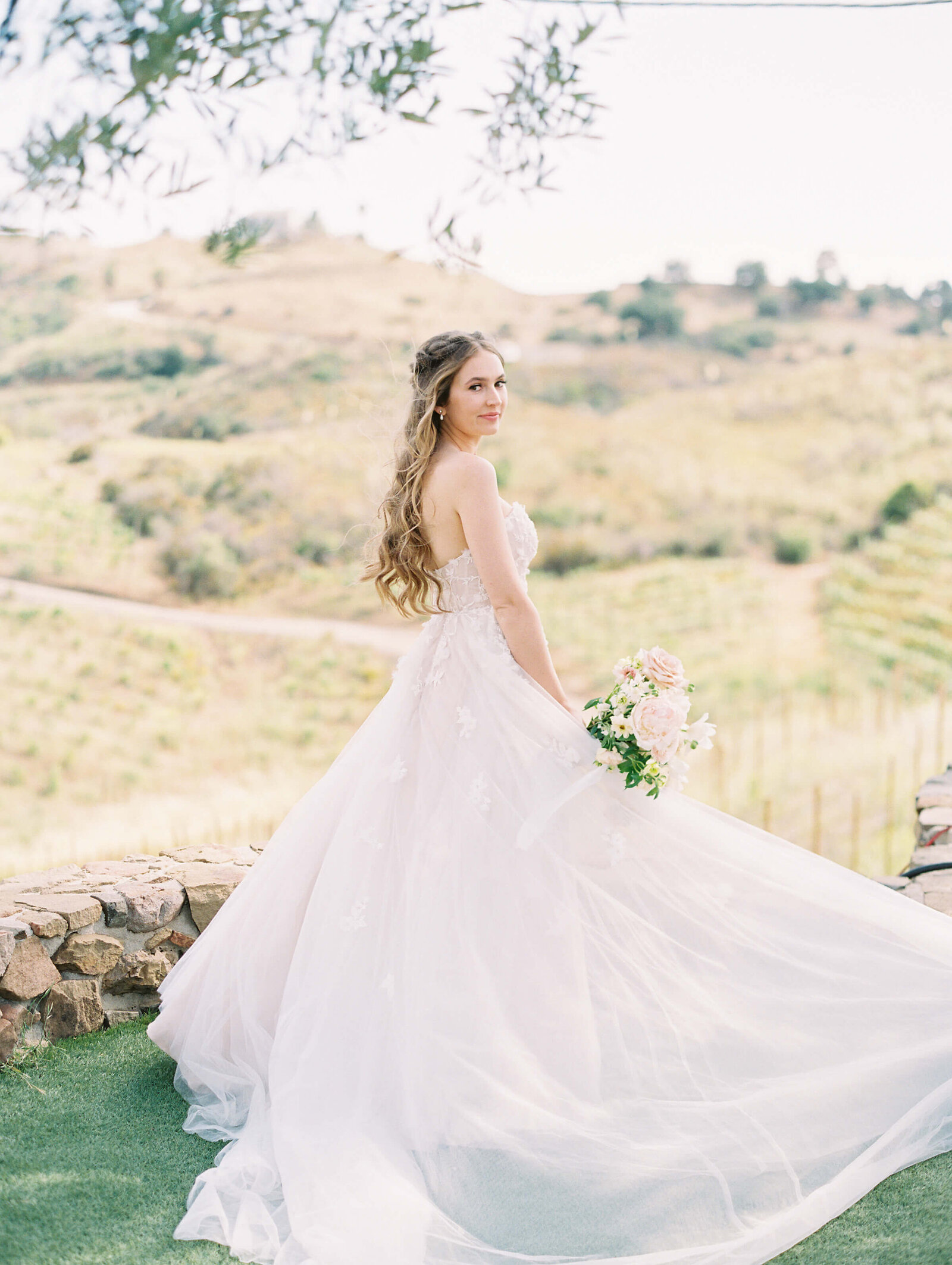 Saddlerock Ranch Wedding - Bridal Portrait - Lisa Leanne Photography