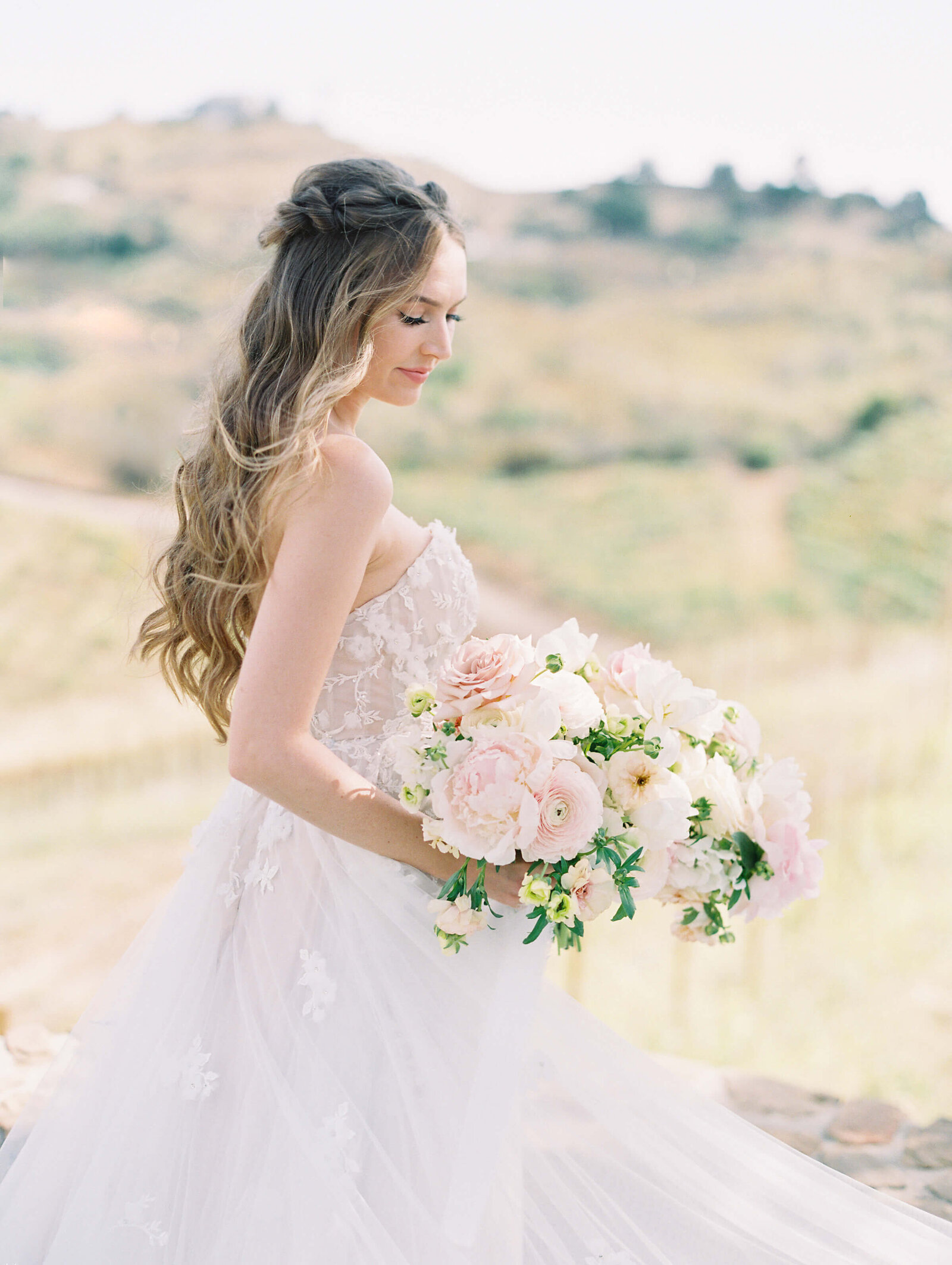 Saddlerock Ranch Wedding - Bridal Portrait - Lisa Leanne Photography