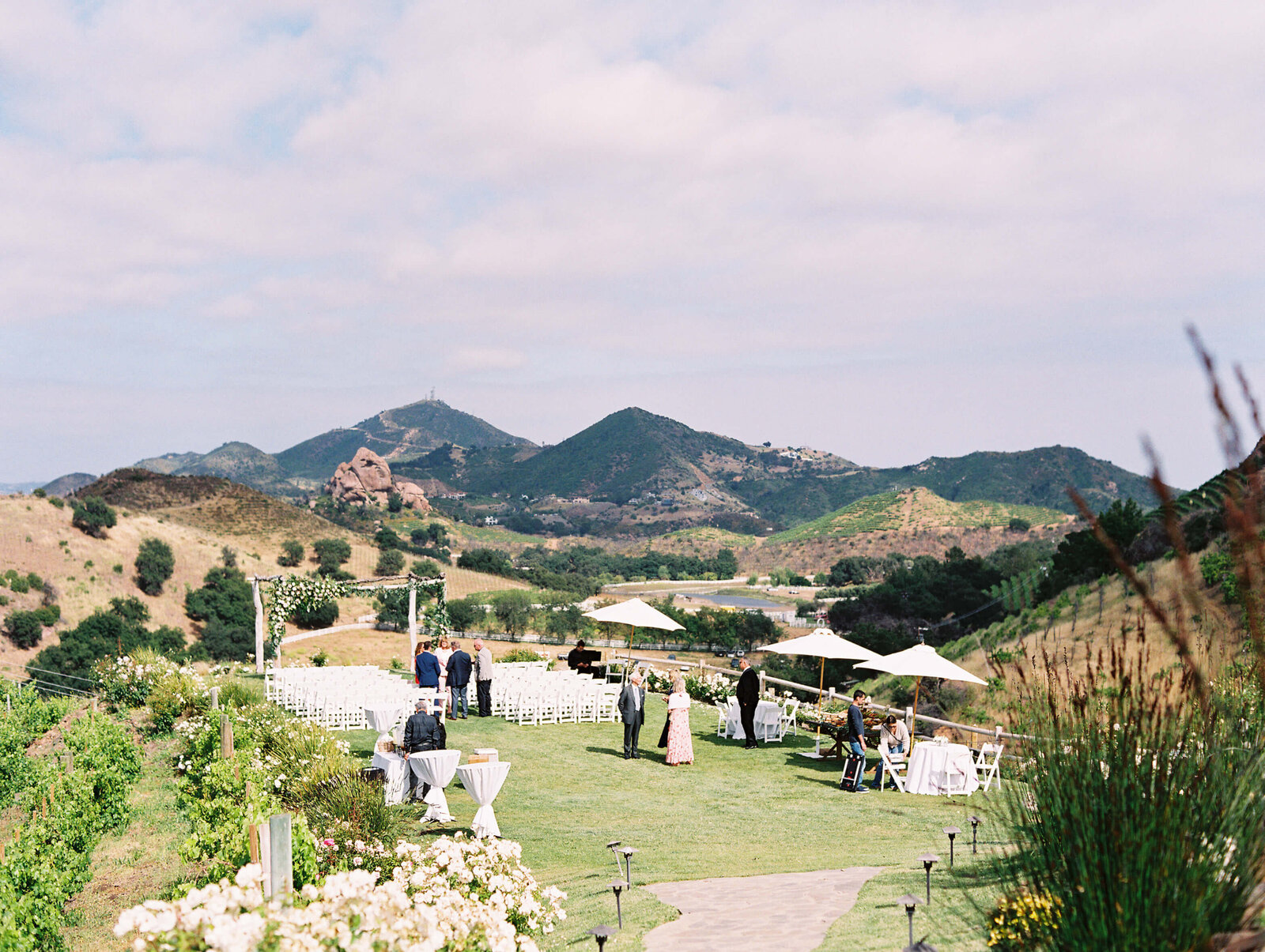 Saddlerock Ranch Wedding - Ceremony View - Lisa Leanne Photography