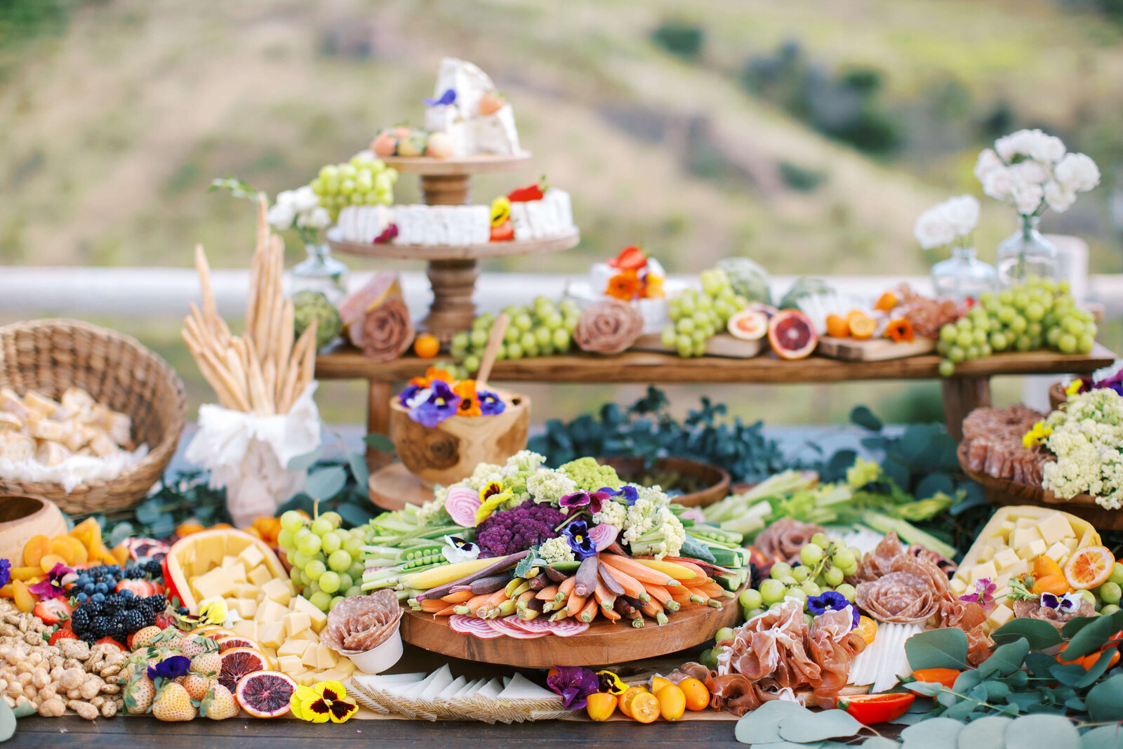 Saddlerock Ranch Wedding - Charcuterie Table - Lisa Leanne Photography