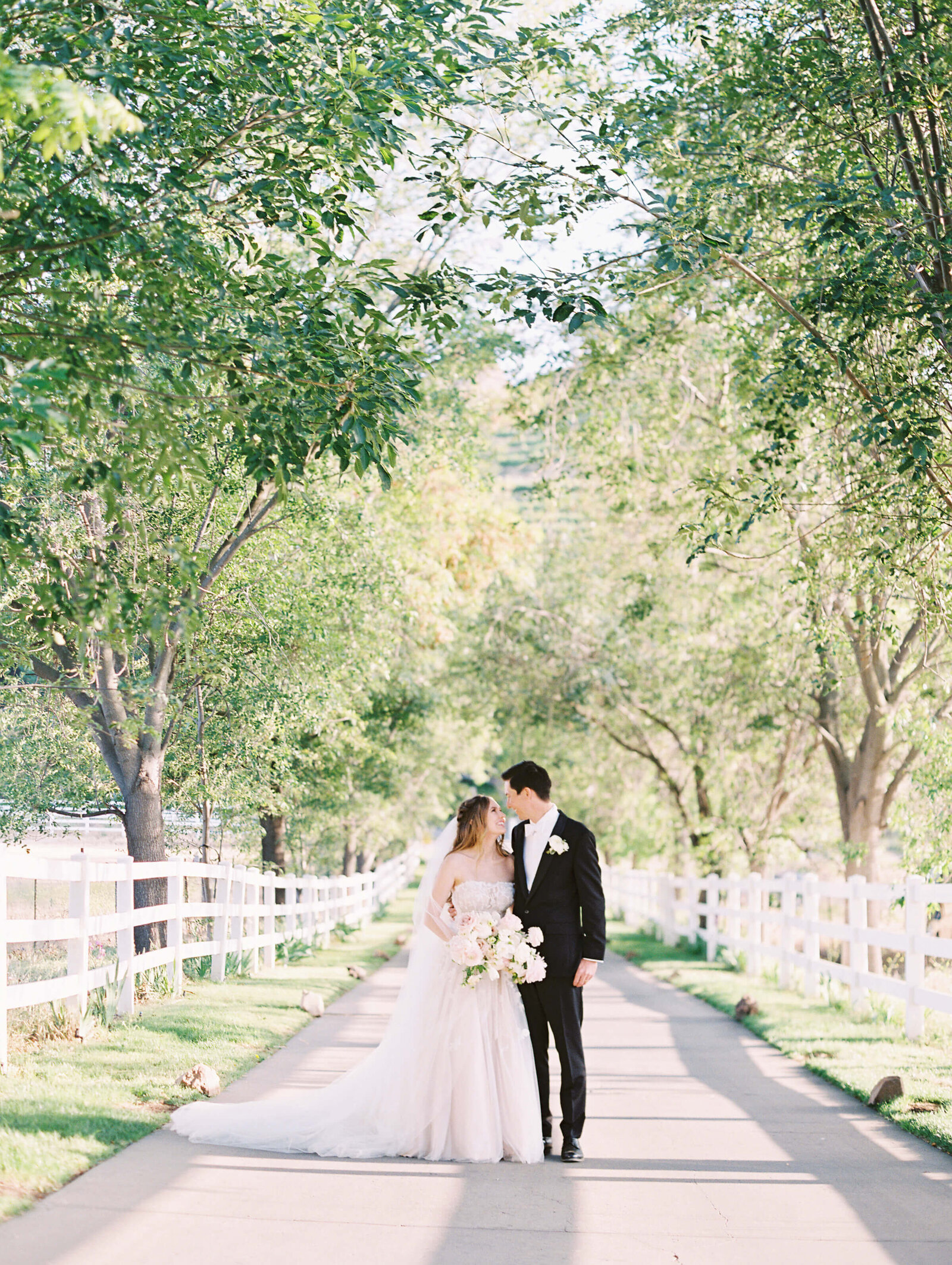 Saddlerock Ranch Wedding - Bride and Groom Portrait - Lisa Leanne Photography