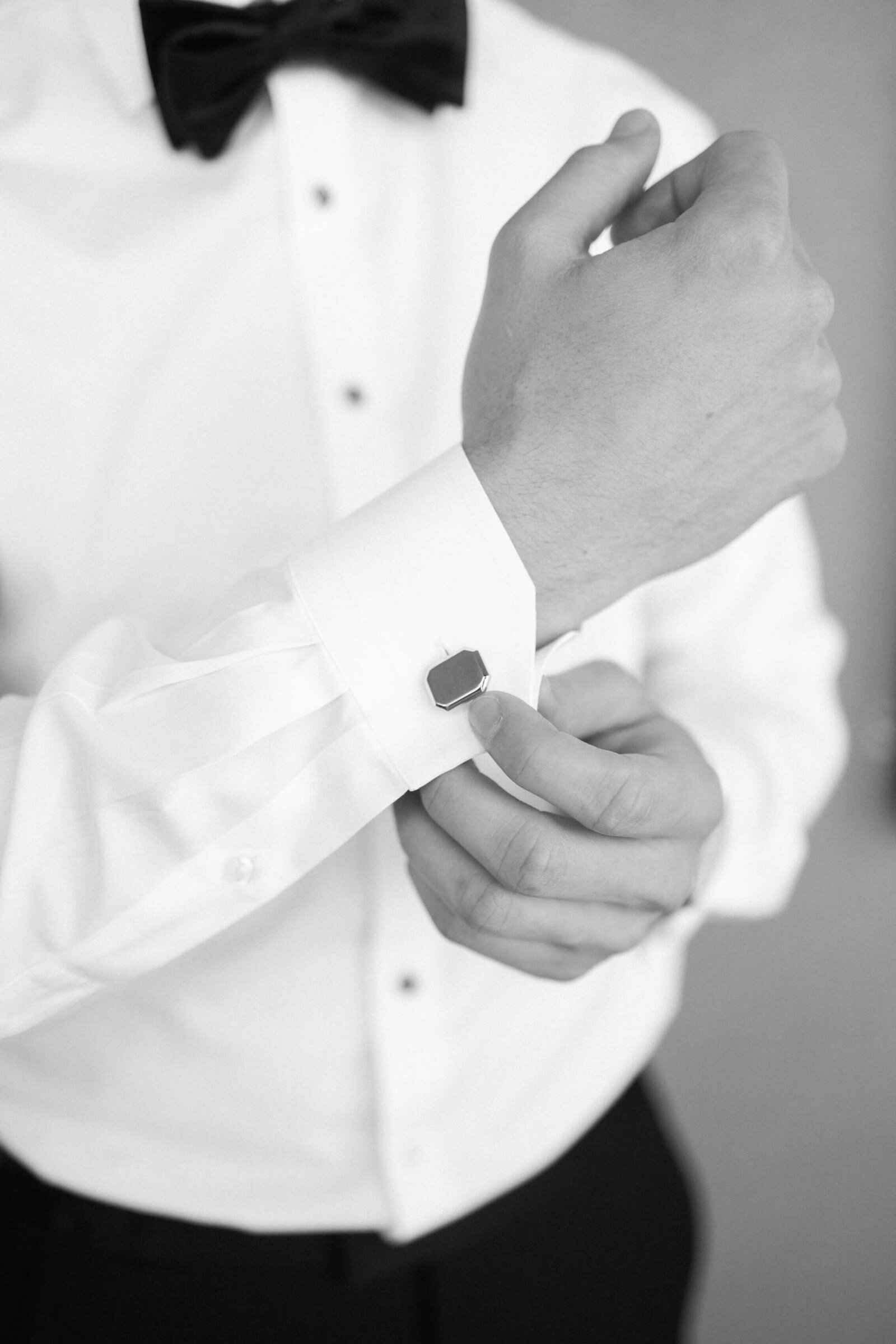 Cielo Farms Wedding Groom Detail - Lisa Leanne Photography