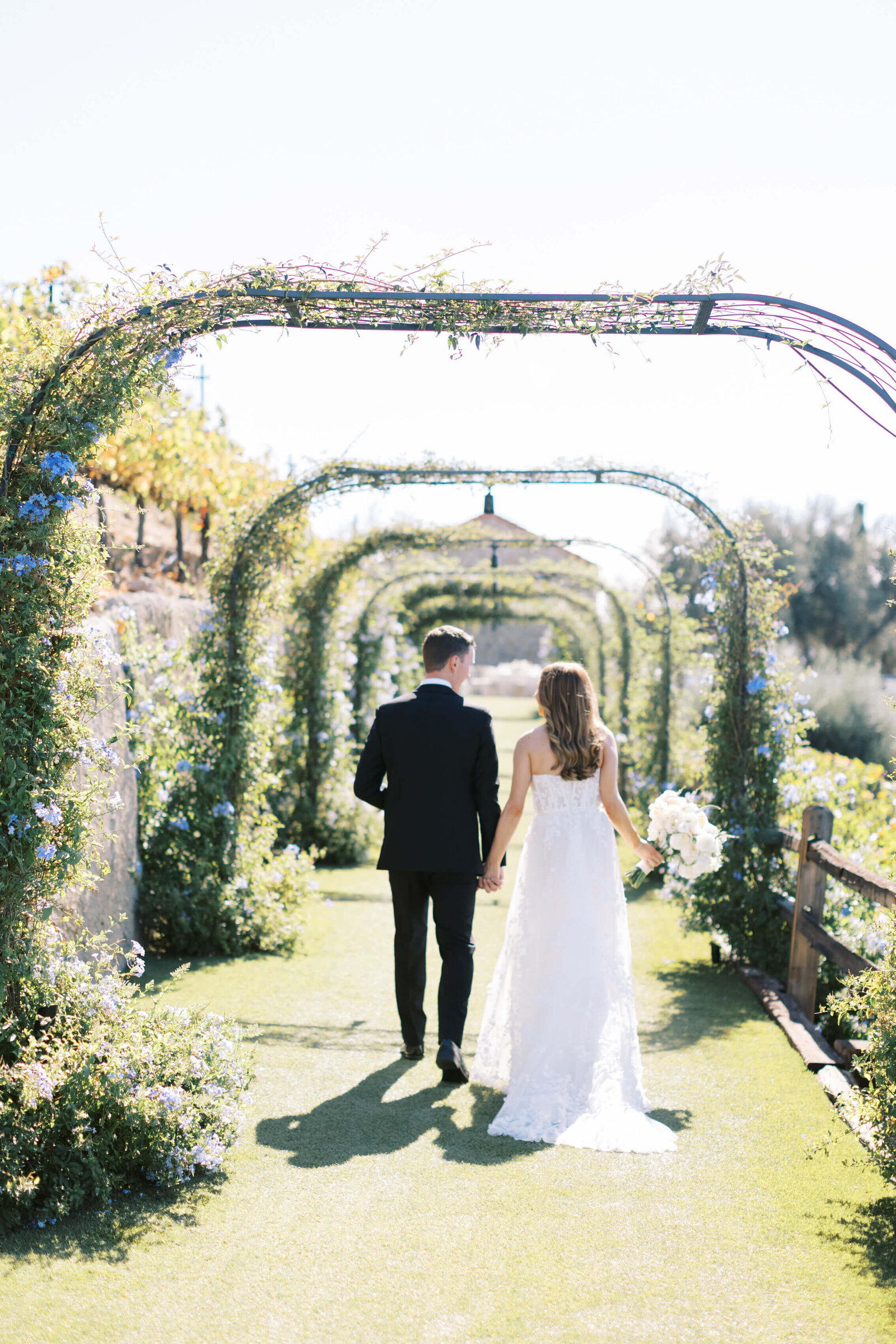 Cielo Farms Wedding Bride and Groom Portrait - Lisa Leanne Photography