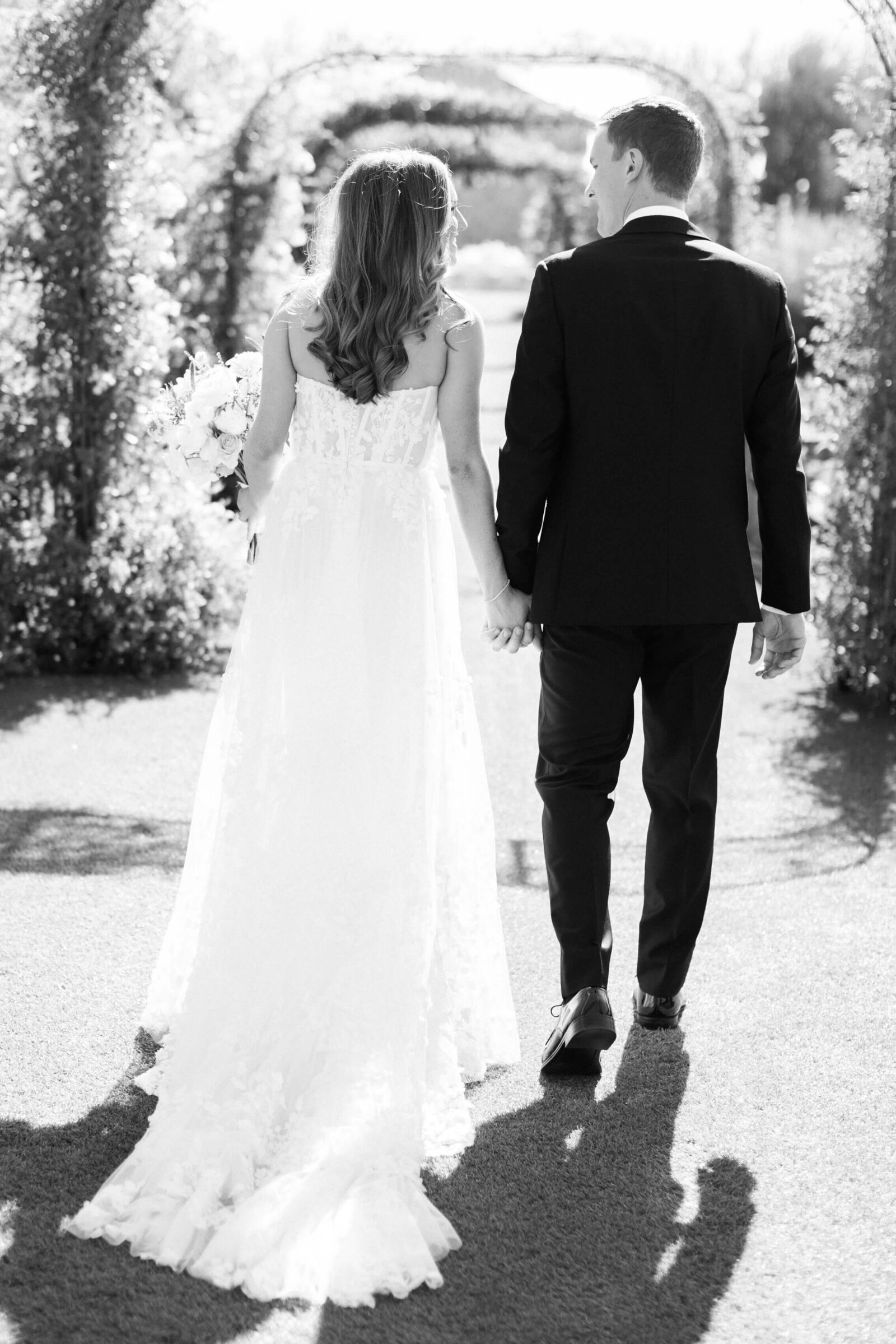 Cielo Farms Wedding Bride and Groom Portrait - Lisa Leanne Photography