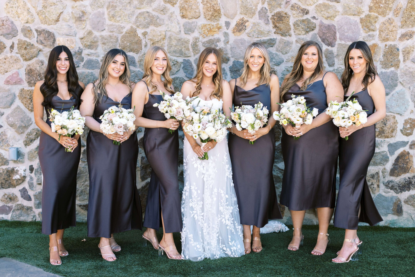 Cielo Farms Wedding Bridesmaids - Lisa Leanne Photography