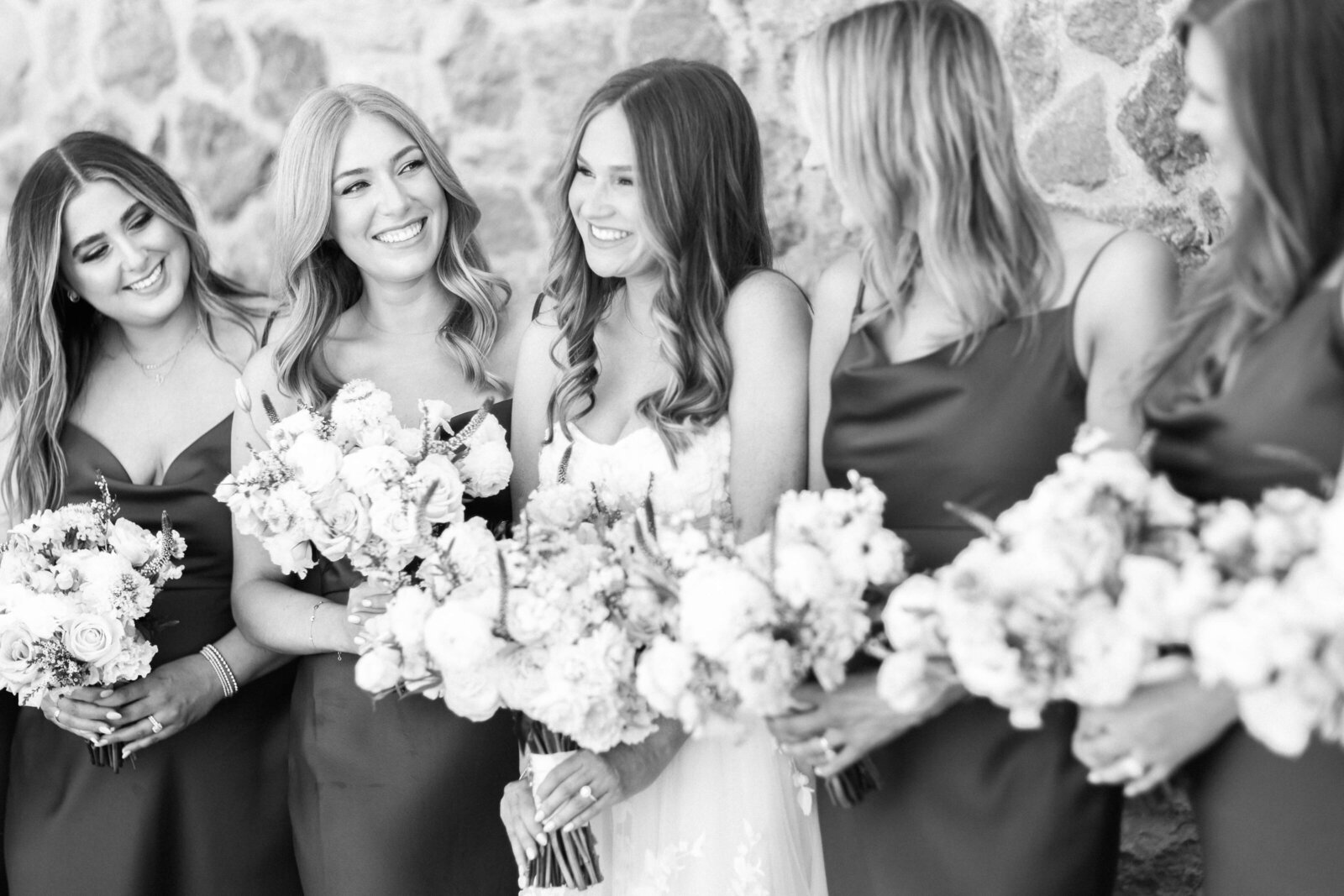 Cielo Farms Wedding Bridesmaids - Lisa Leanne Photography