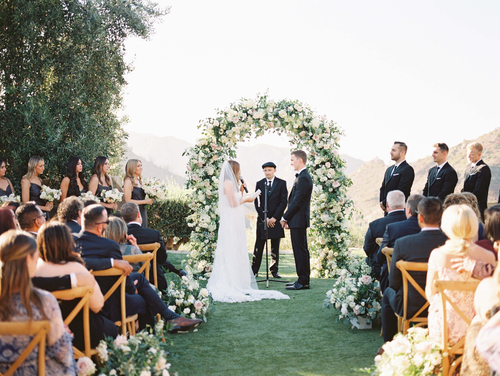 Cielo Farms Wedding Ceremony - Lisa Leanne Photography