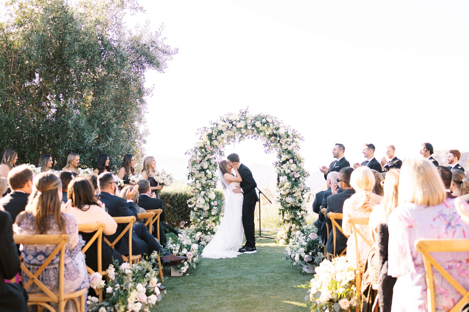 Cielo Farms Wedding Ceremony - Lisa Leanne Photography