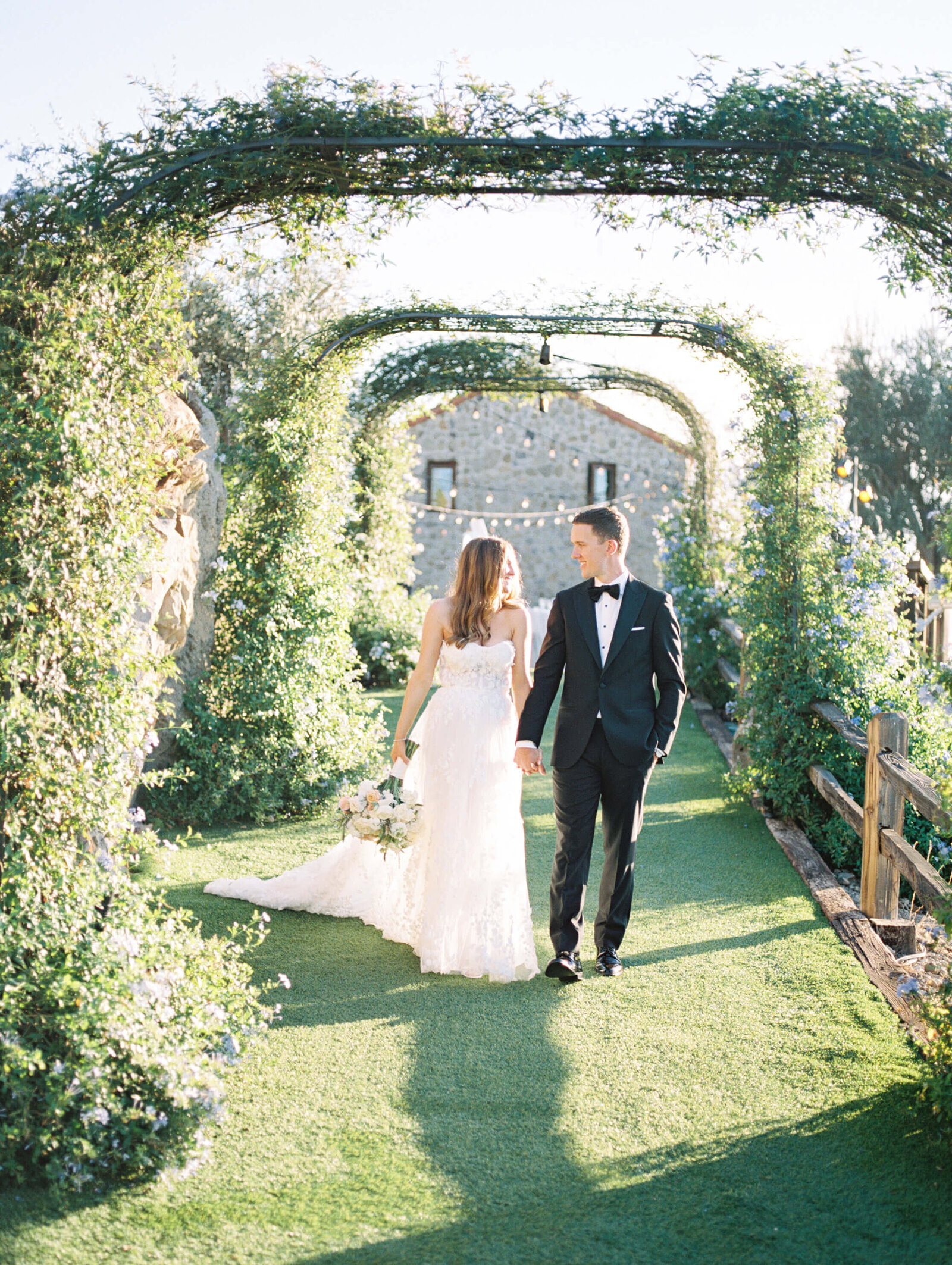 Cielo Farms Wedding Bride and Groom Portrait - Lisa Leanne Photography