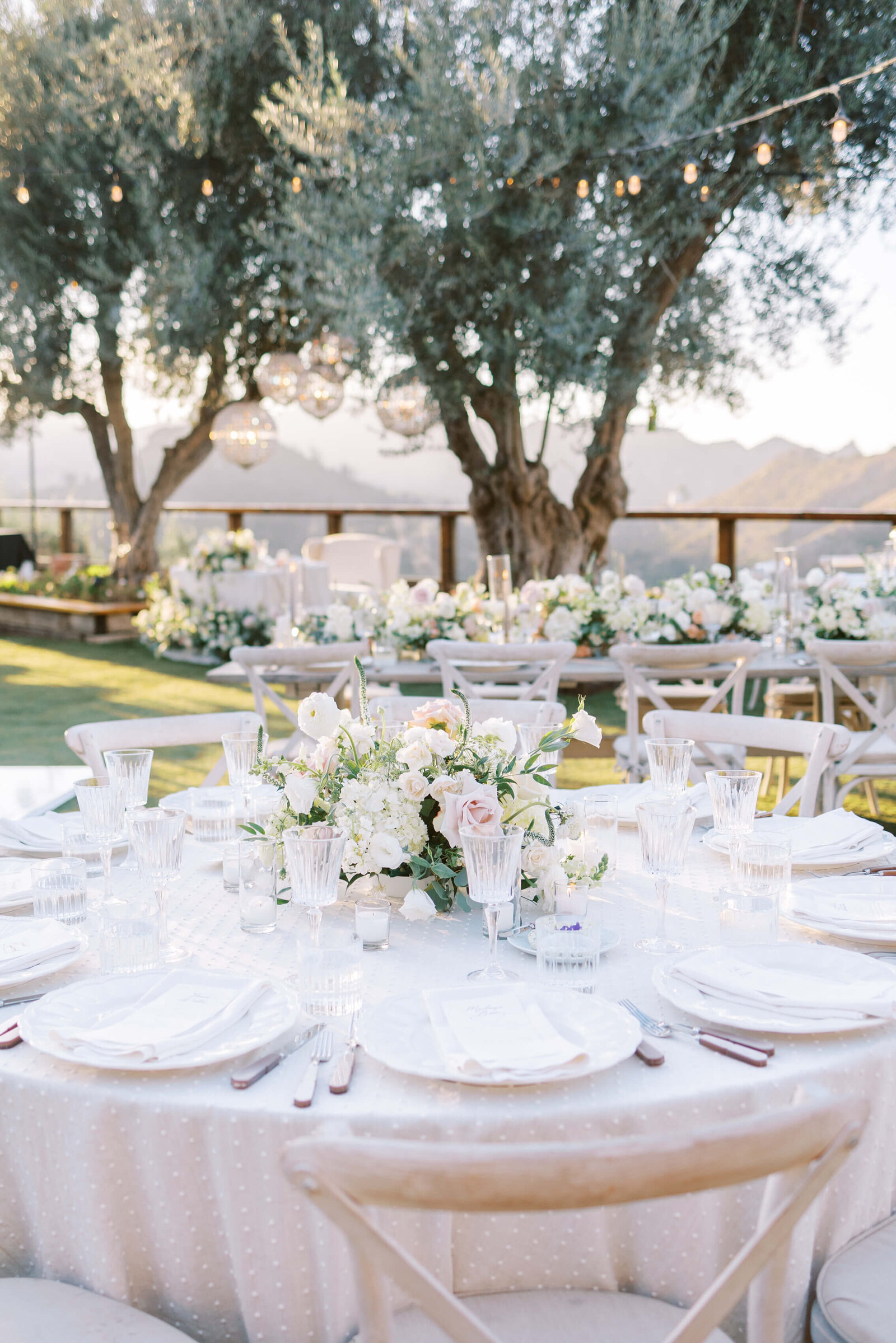 Cielo Farms Wedding Reception Table - Lisa Leanne Photography