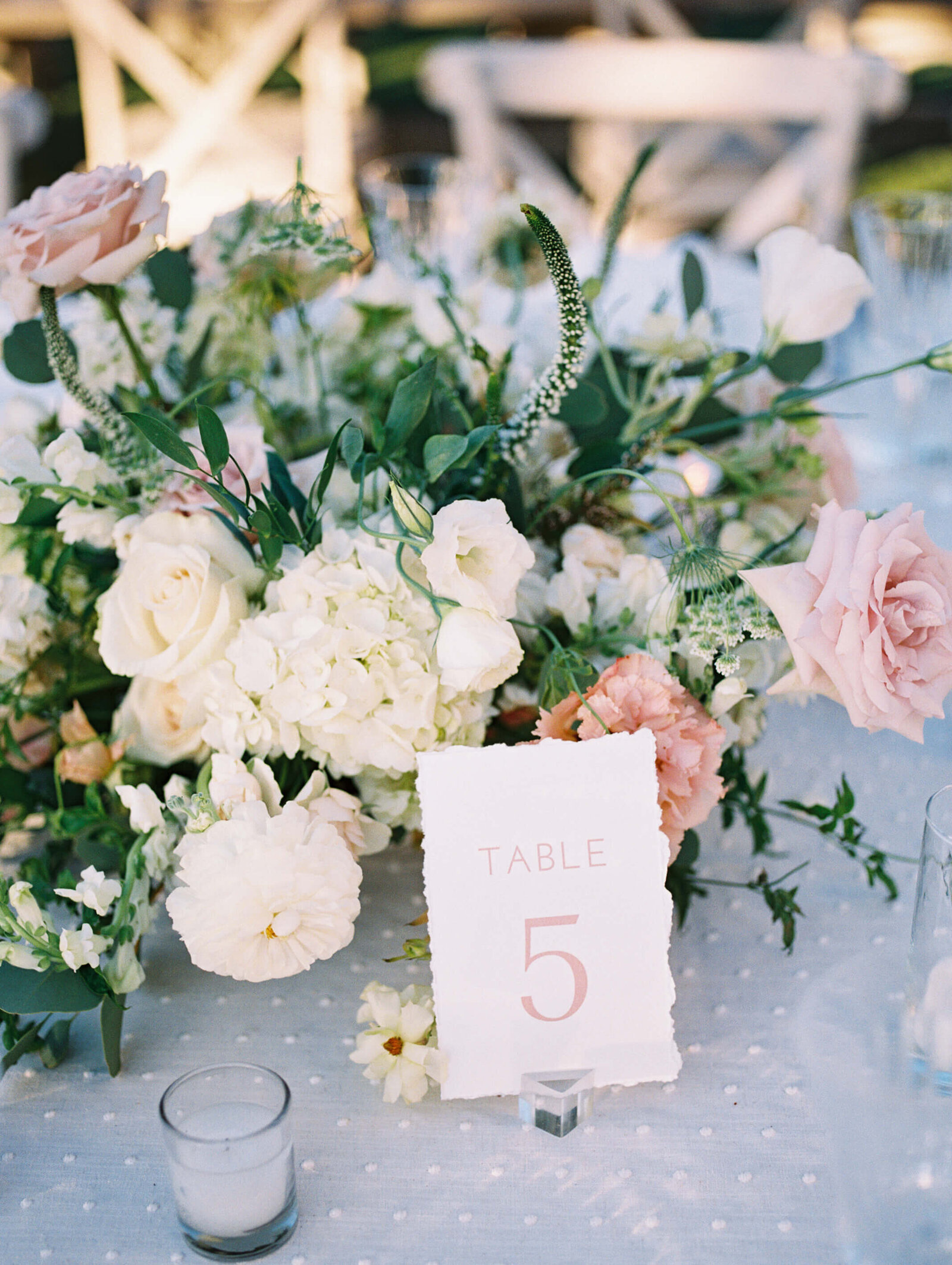 Cielo Farms Wedding Reception Table Card - Lisa Leanne Photography