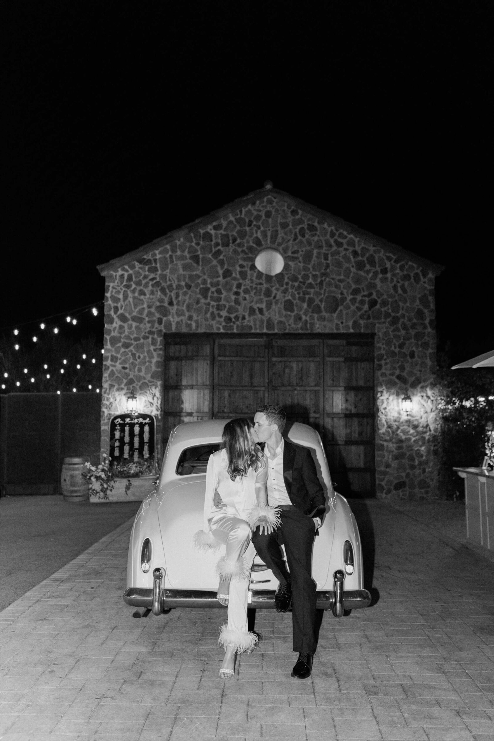Cielo Farms Wedding Reception Exit - Lisa Leanne Photography