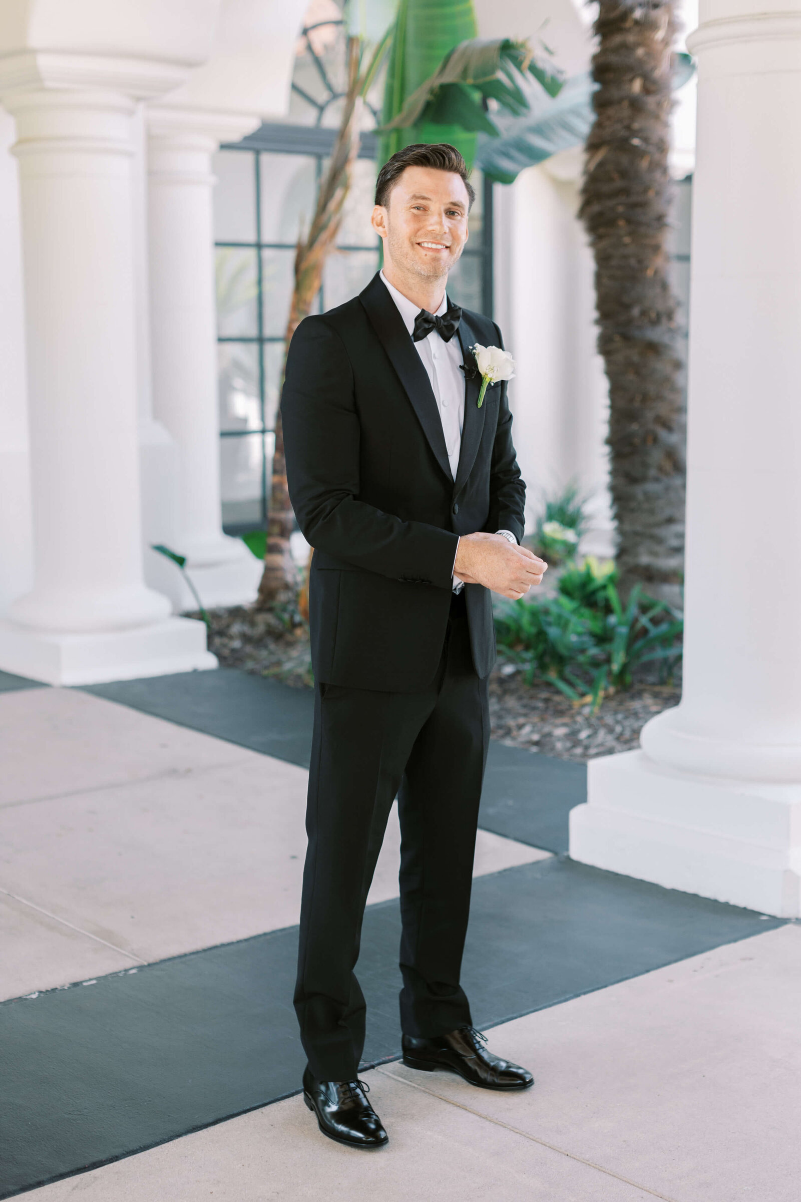 Spanish Hills Country Club Wedding Groom Portrait
