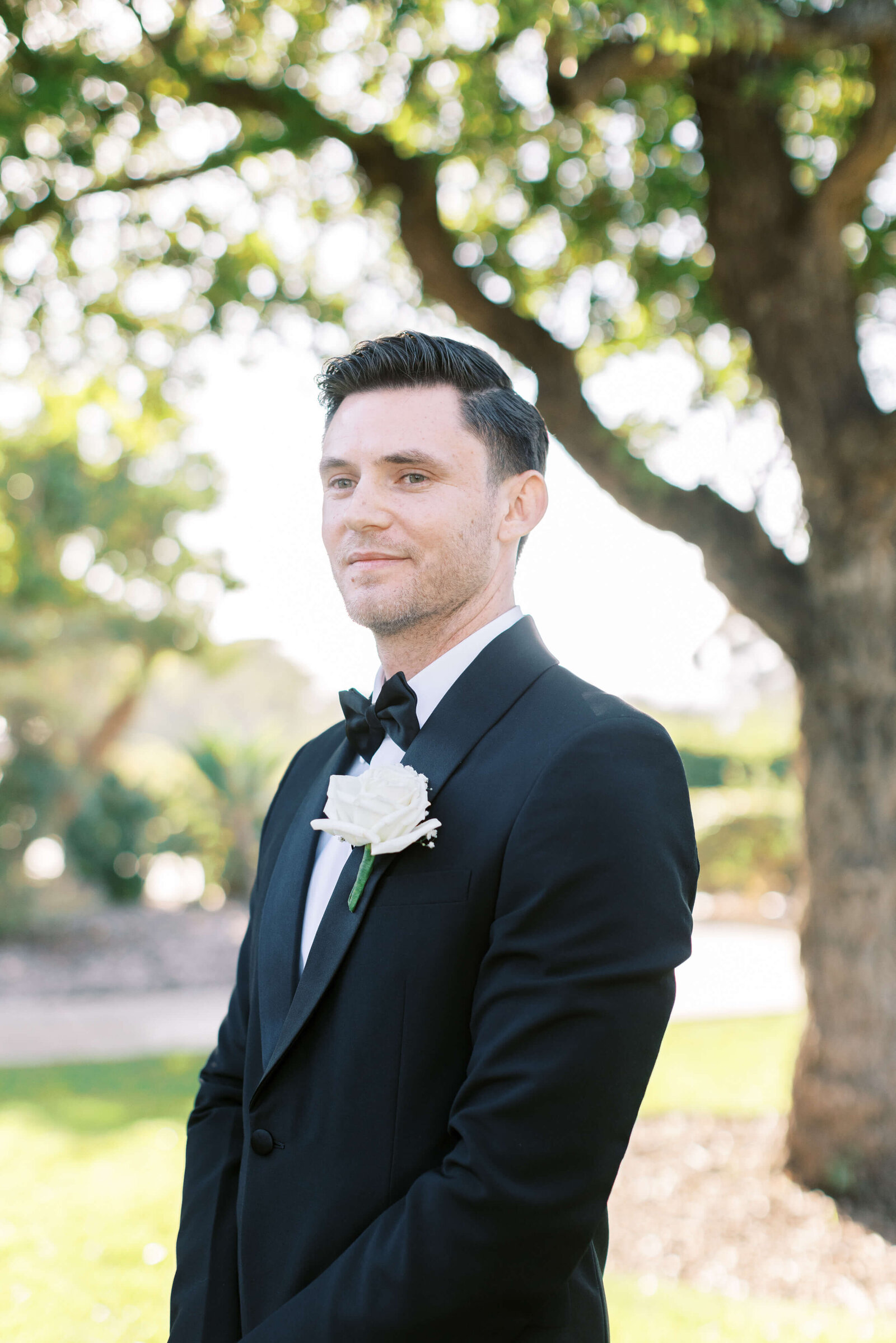 Spanish Hills Country Club Groom at Altar