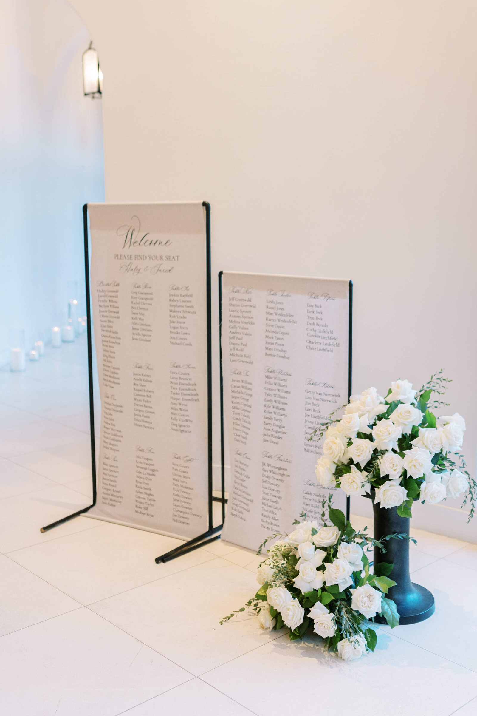 Spanish Hills Country Club Wedding Reception Seating Chart