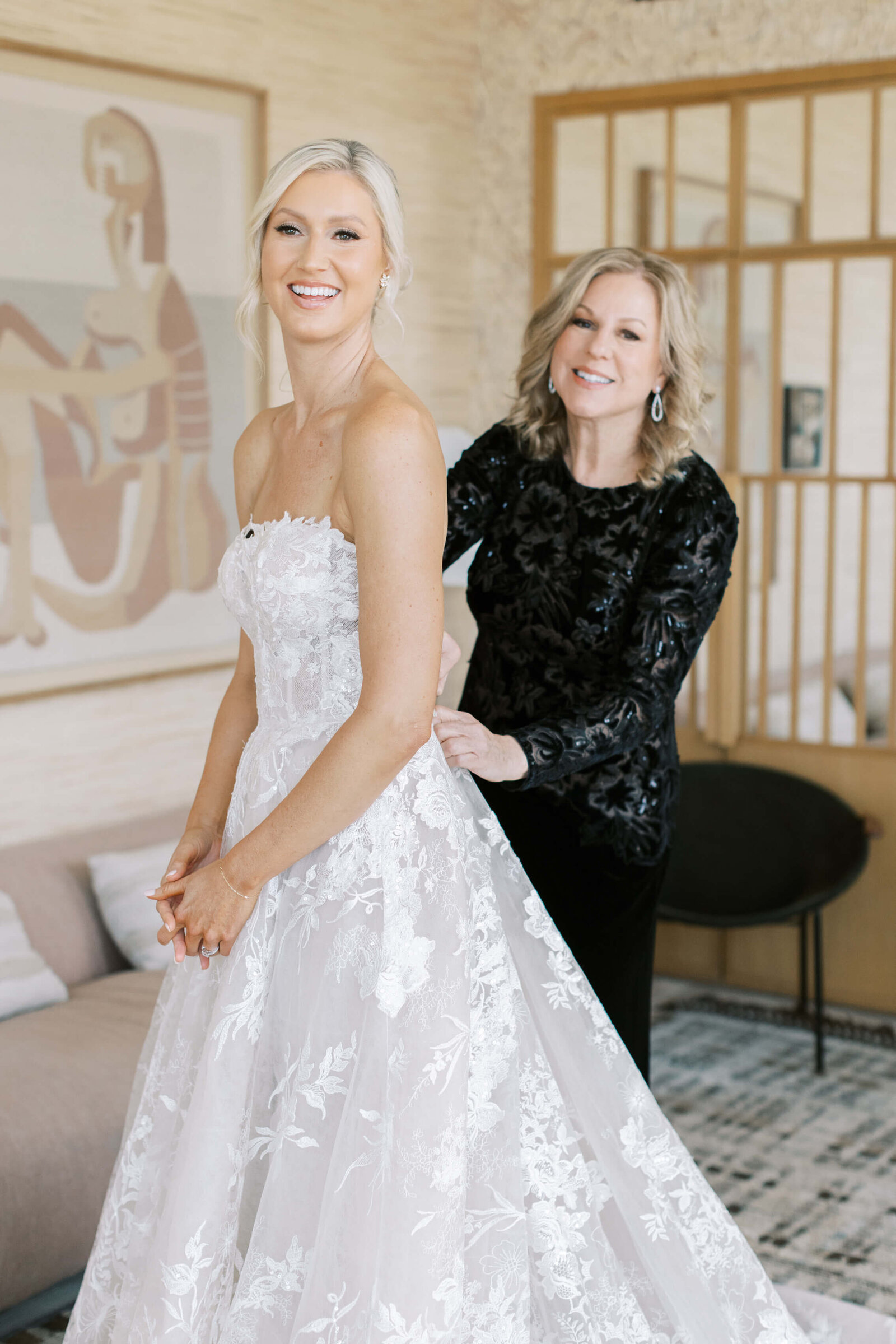 Santa Monica Proper Hotel Bride and Mom