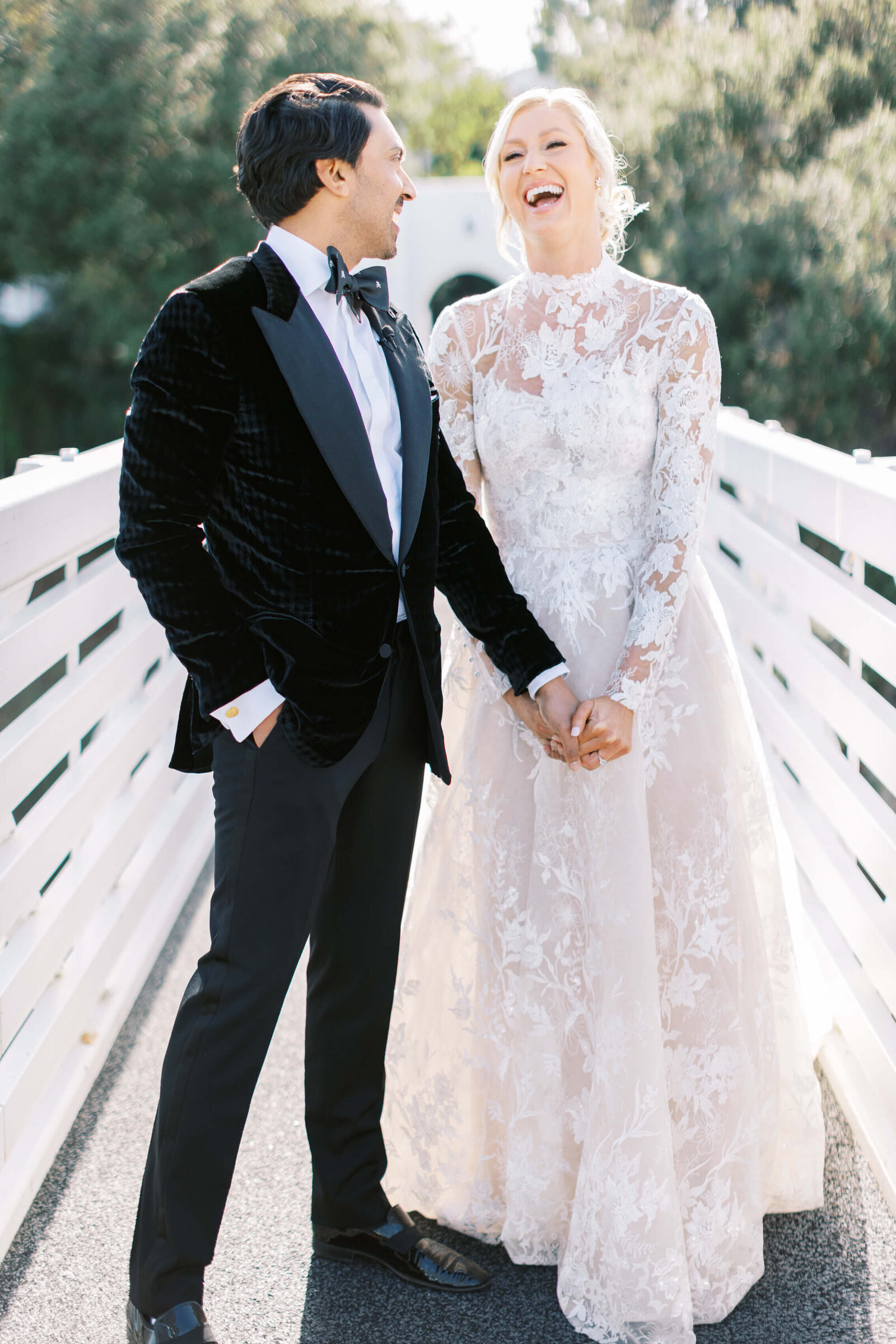 Bel-Air Country Club Bride and Groom Portrait