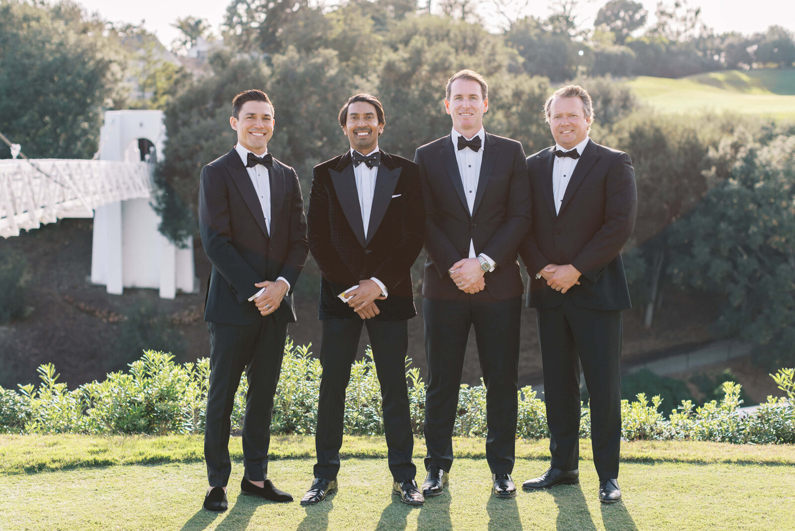 Bel-Air Country Club Wedding Groomsmen