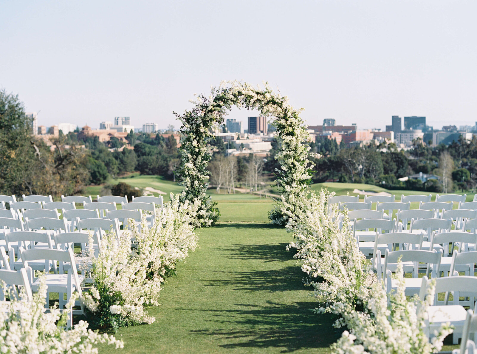 Bel-Air Country Club Wedding Ceremony Setup