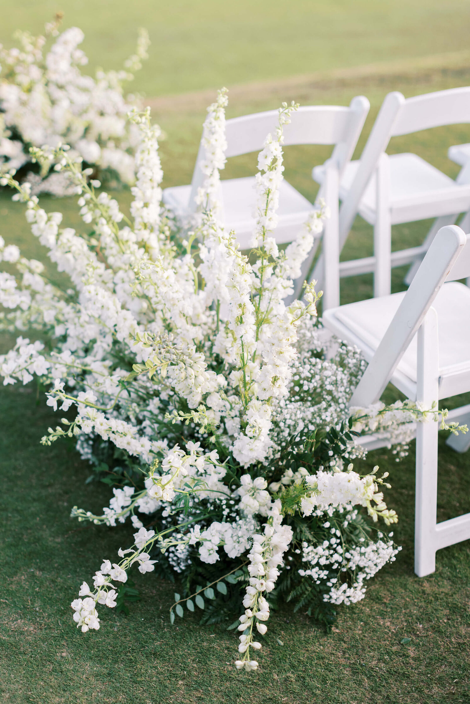 Bel-Air Country Club Wedding Ceremony Florals