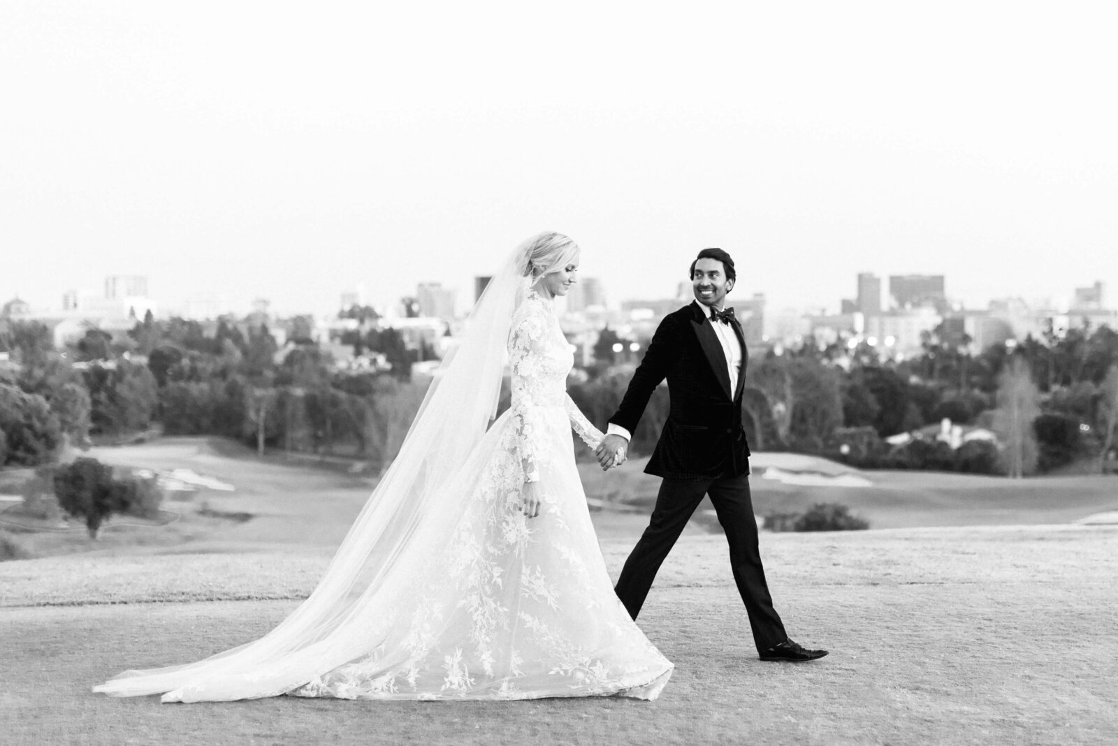 Bel-Air Country Club Bride and Groom Portrait