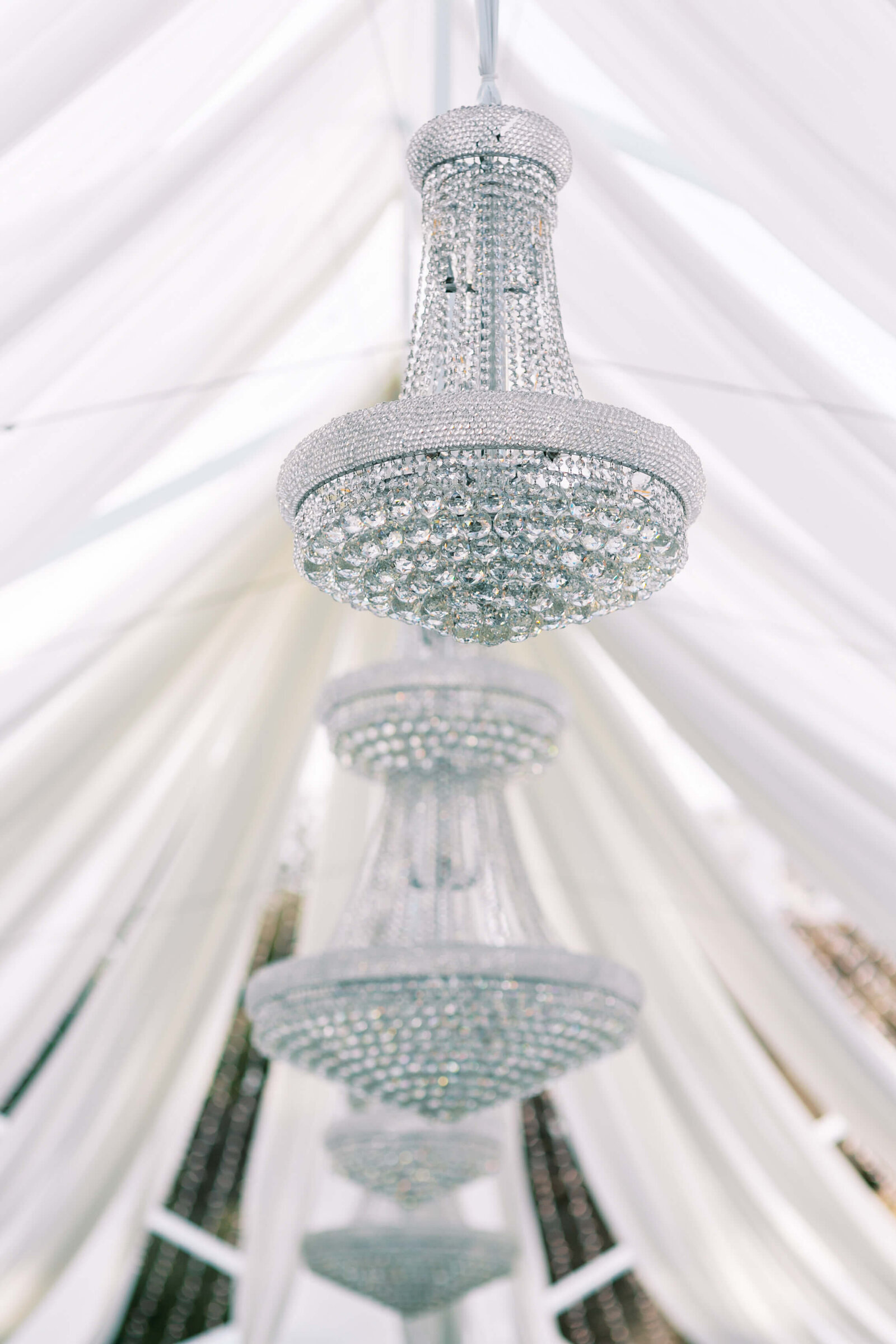 Bel-Air Country Club Reception Chandeliers