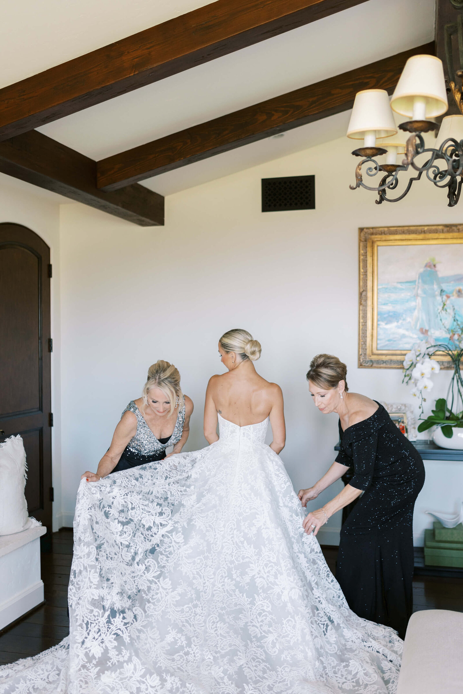 Malibu Wedding Bride Getting Ready